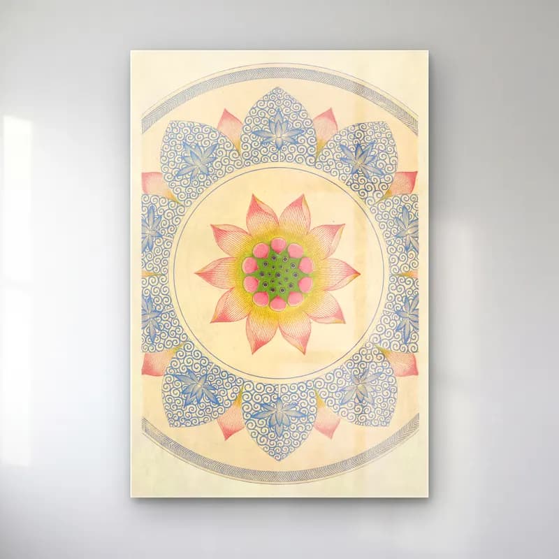 Botanik İllüstrasyon Çiçek Deseni No. 143 cam tablo — Botanik İllüstrasyon Çiçek Deseni No. 143 — botanik i̇llüstrasyon çiçek deseni
