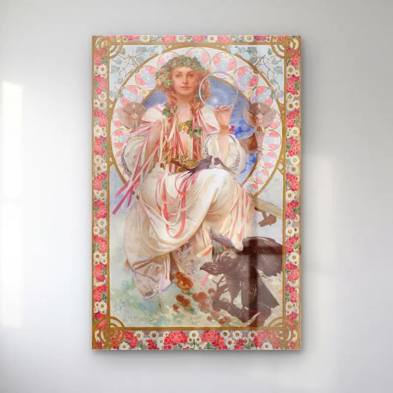 Vintage Poster Melek No. 12 cam tablo — Vintage Poster Melek No. 12 — vintage poster melek