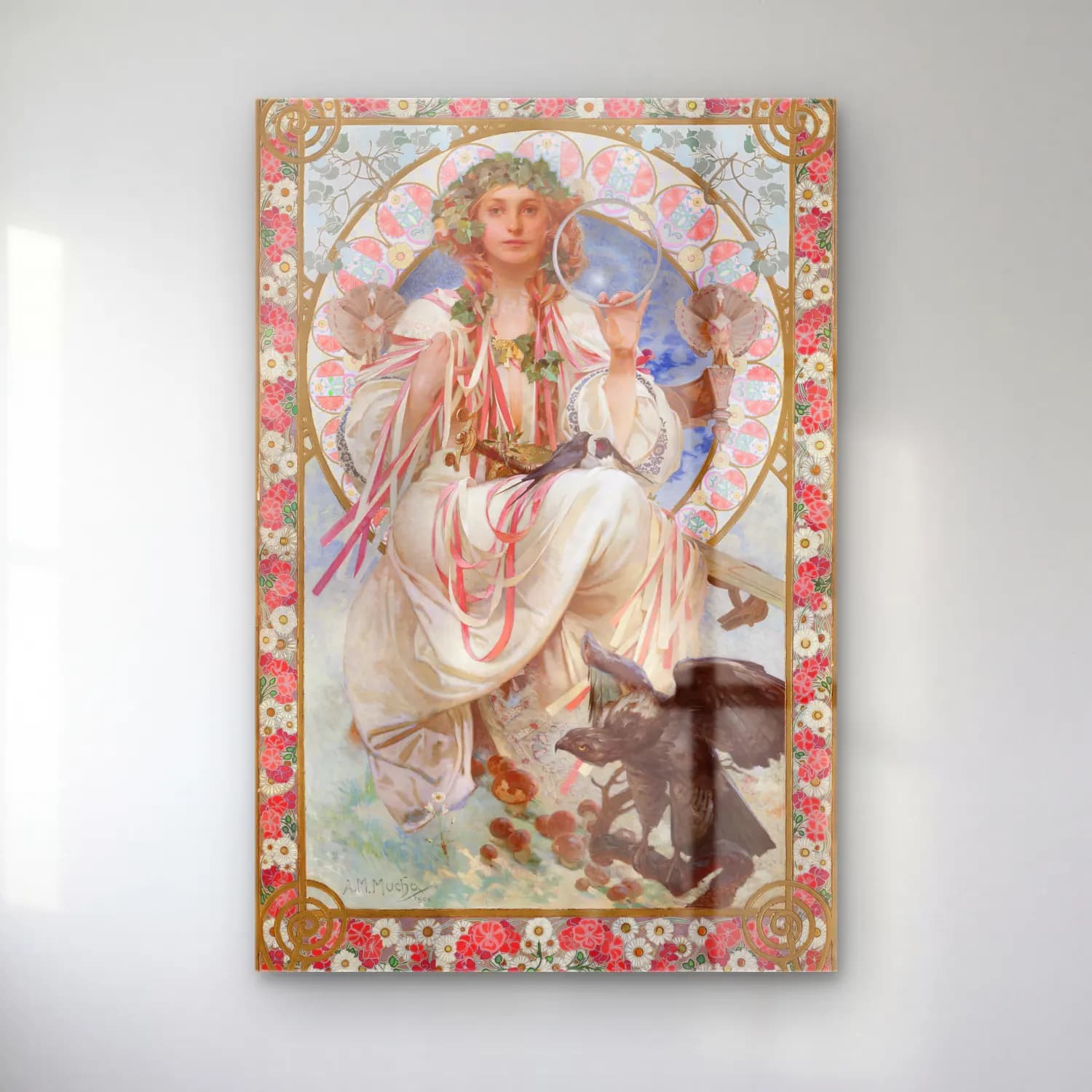 Vintage Poster Melek No. 12 cam tablo — Vintage Poster Melek No. 12 — vintage poster melek