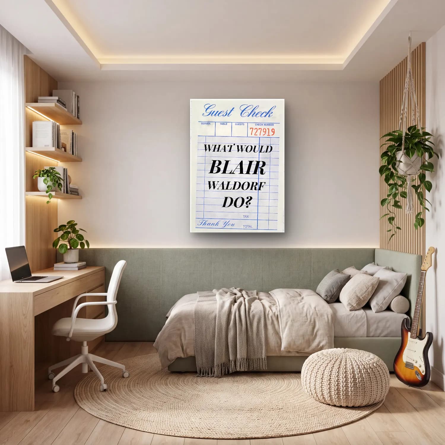 Vintage Poster Dama Deseni – Siyah Beyaz Tonlar cam tablo — genç odasında