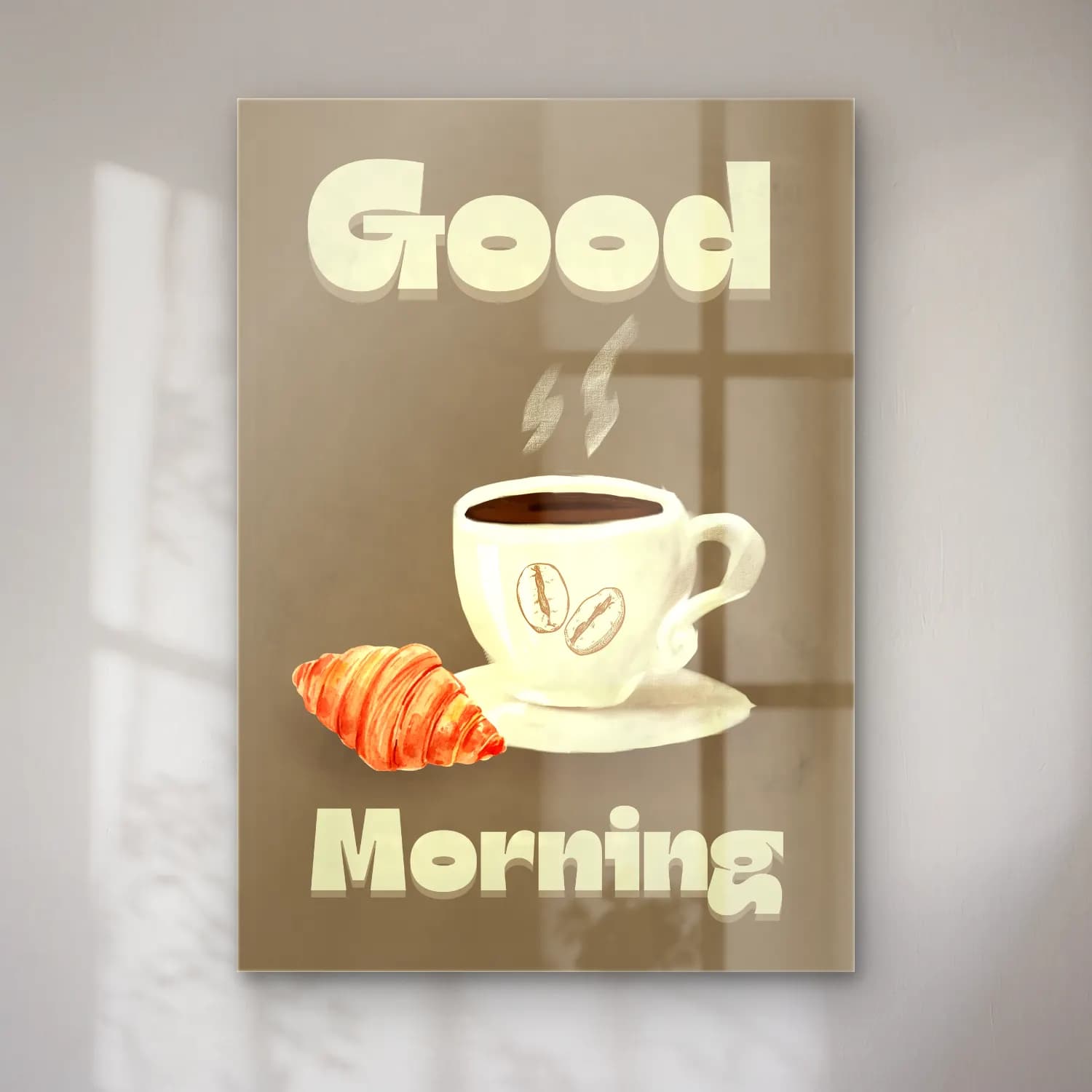 Vintage Poster Kahve Fincanı No. 6 cam tablo — Vintage Poster Kahve Fincanı No. 6 — vintage poster kahve fincanı