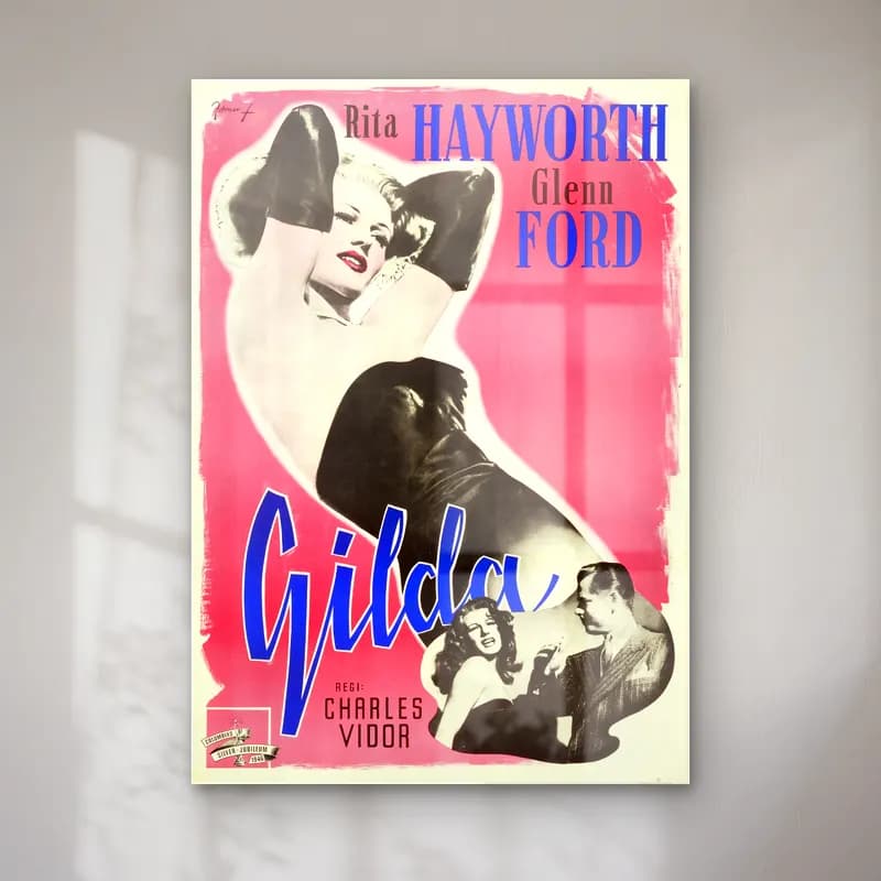 Vintage Poster Moda İllüstrasyonu – Pembe Tonlar cam tablo — Vintage Poster Moda İllüstrasyonu – Pembe Tonlar — vintage poster moda i̇llüstrasyonu
