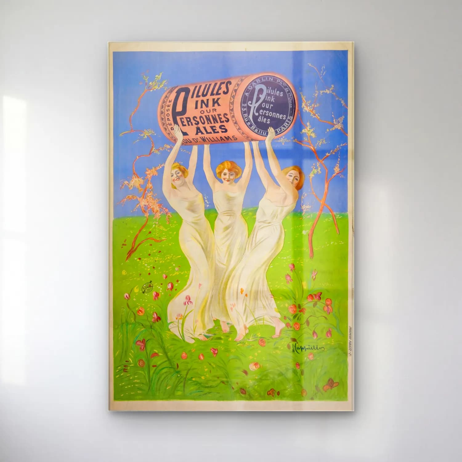 Vintage Poster Şampanya – Sarı Tonlar cam tablo — Vintage Poster Şampanya – Sarı Tonlar — vintage poster şampanya