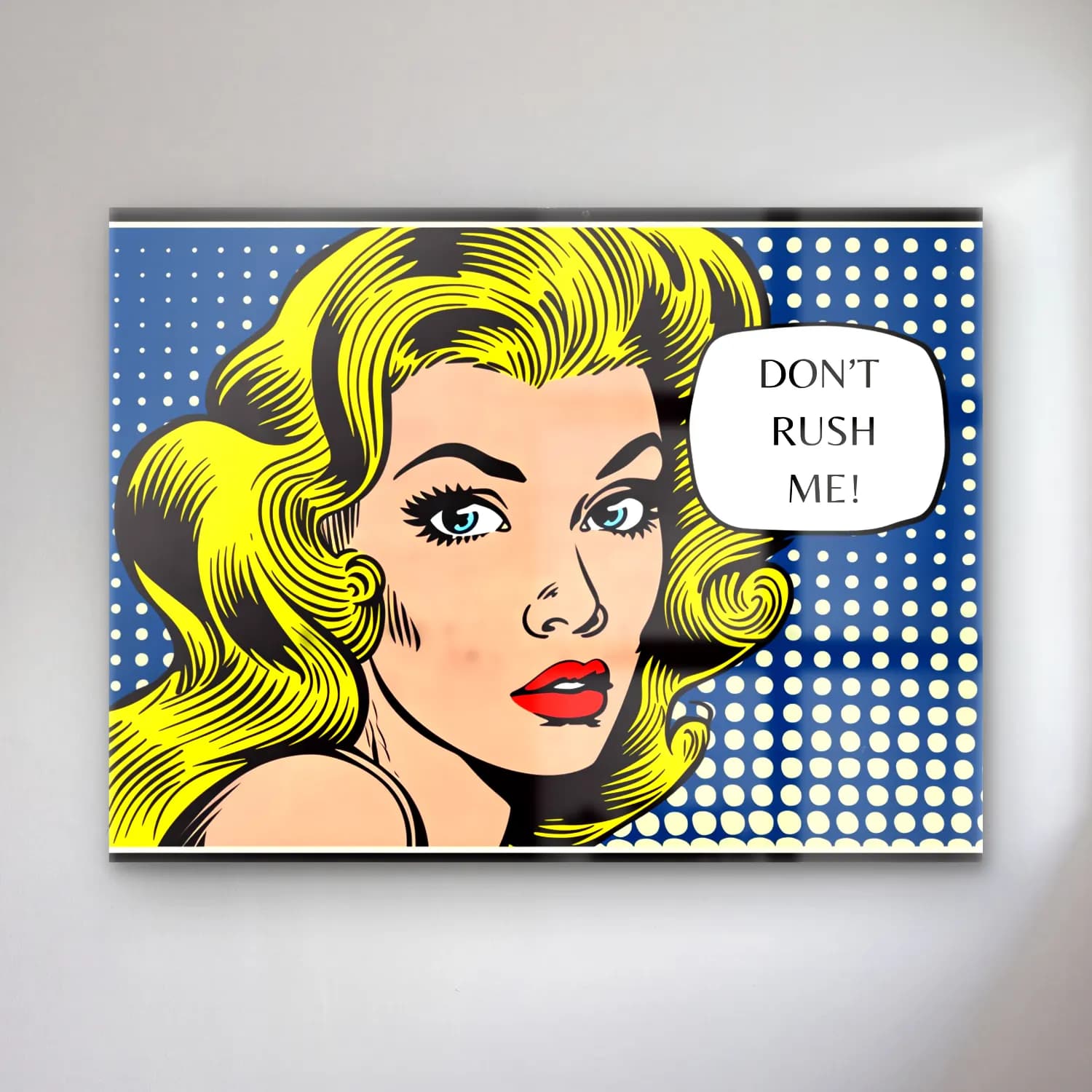 Pop Art Moda İllüstrasyonu No. 9 cam tablo — Pop Art Moda İllüstrasyonu No. 9 — pop art moda i̇llüstrasyonu