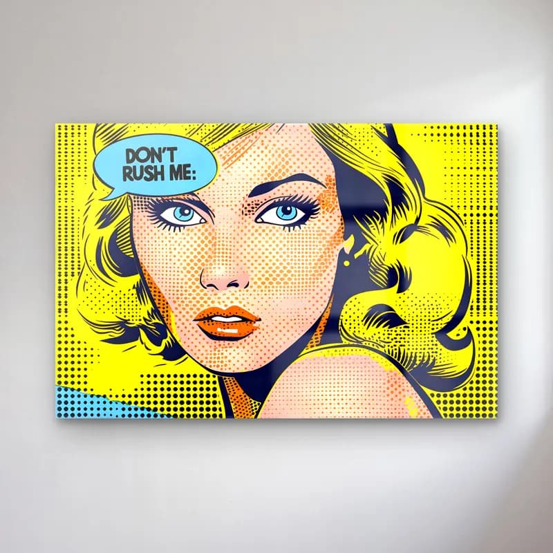 Pop Art Moda İllüstrasyonu No. 11 cam tablo — Pop Art Moda İllüstrasyonu No. 11 — pop art moda i̇llüstrasyonu
