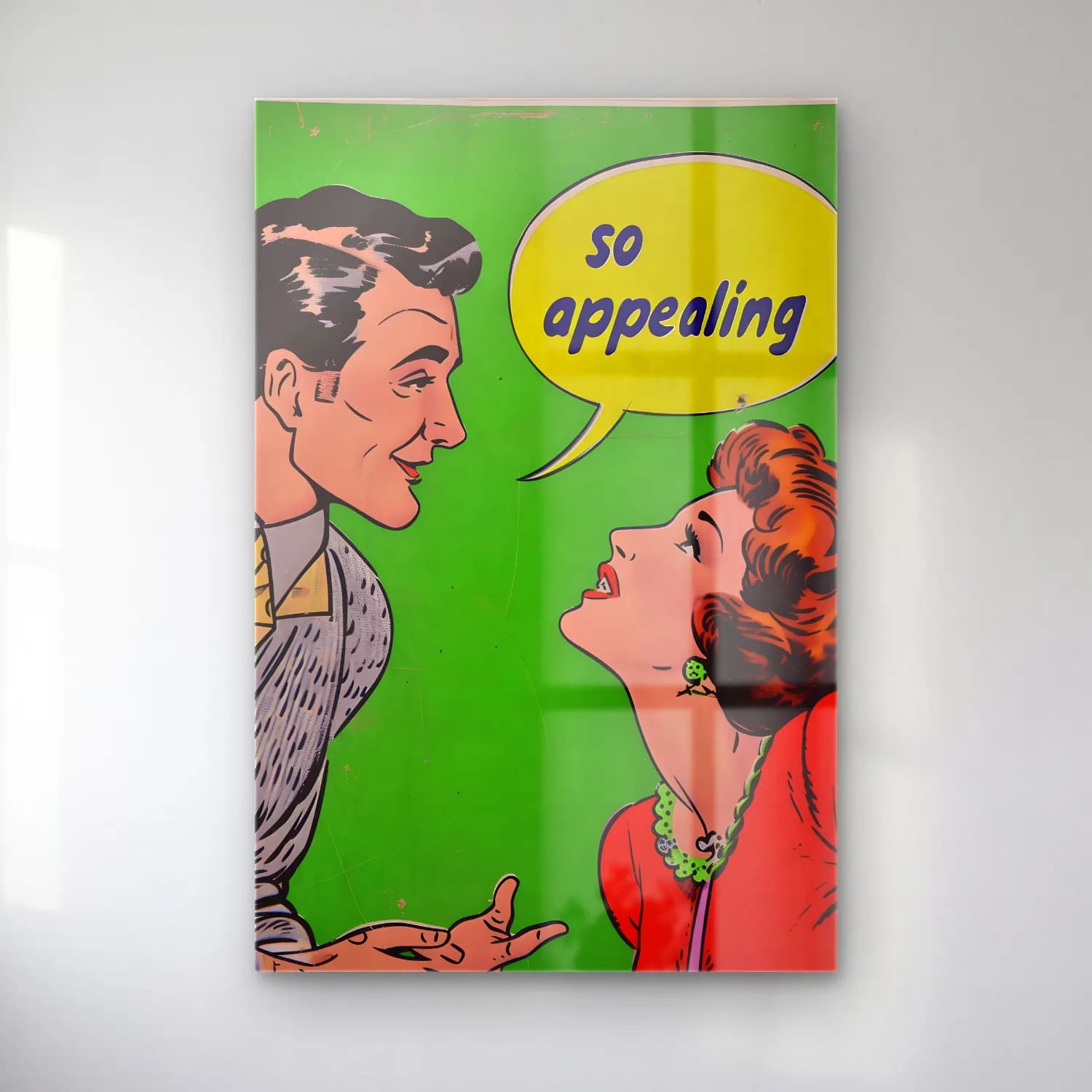 Vintage Poster Aşıklar No. 30 cam tablo — Vintage Poster Aşıklar No. 30 — vintage poster aşıklar