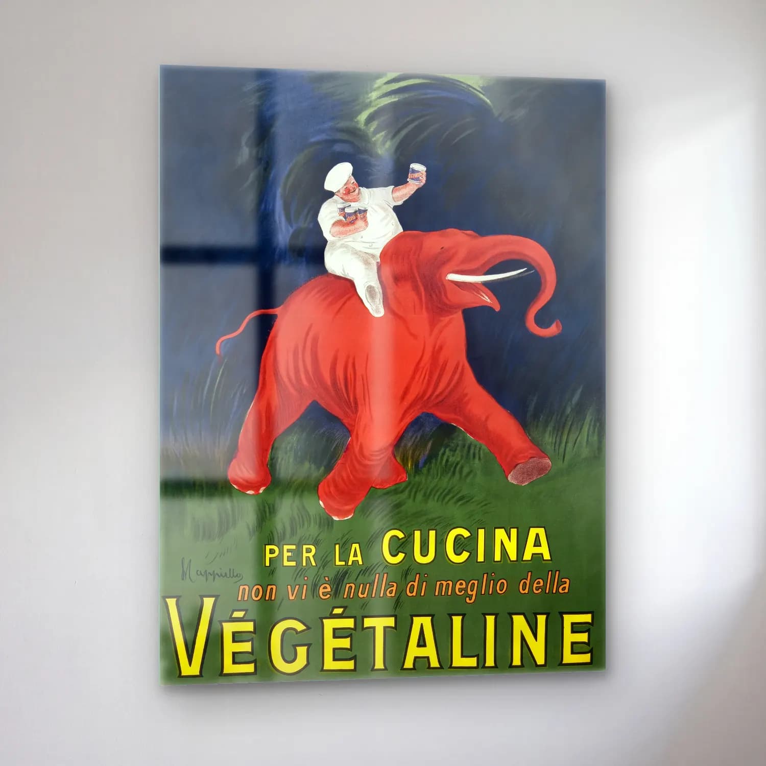 Vintage Poster Fil cam tablo — sol açıdan görünüm