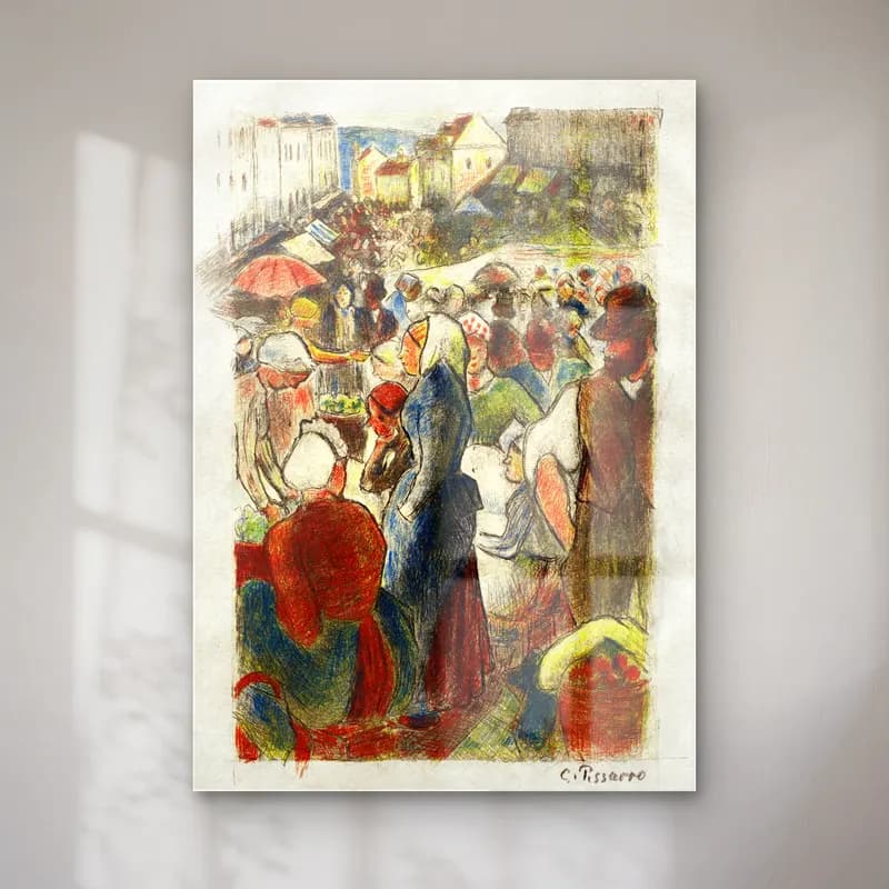 Vintage Çiçek Pazarı No. 8 cam tablo — Vintage Çiçek Pazarı No. 8 — vintage çiçek pazarı