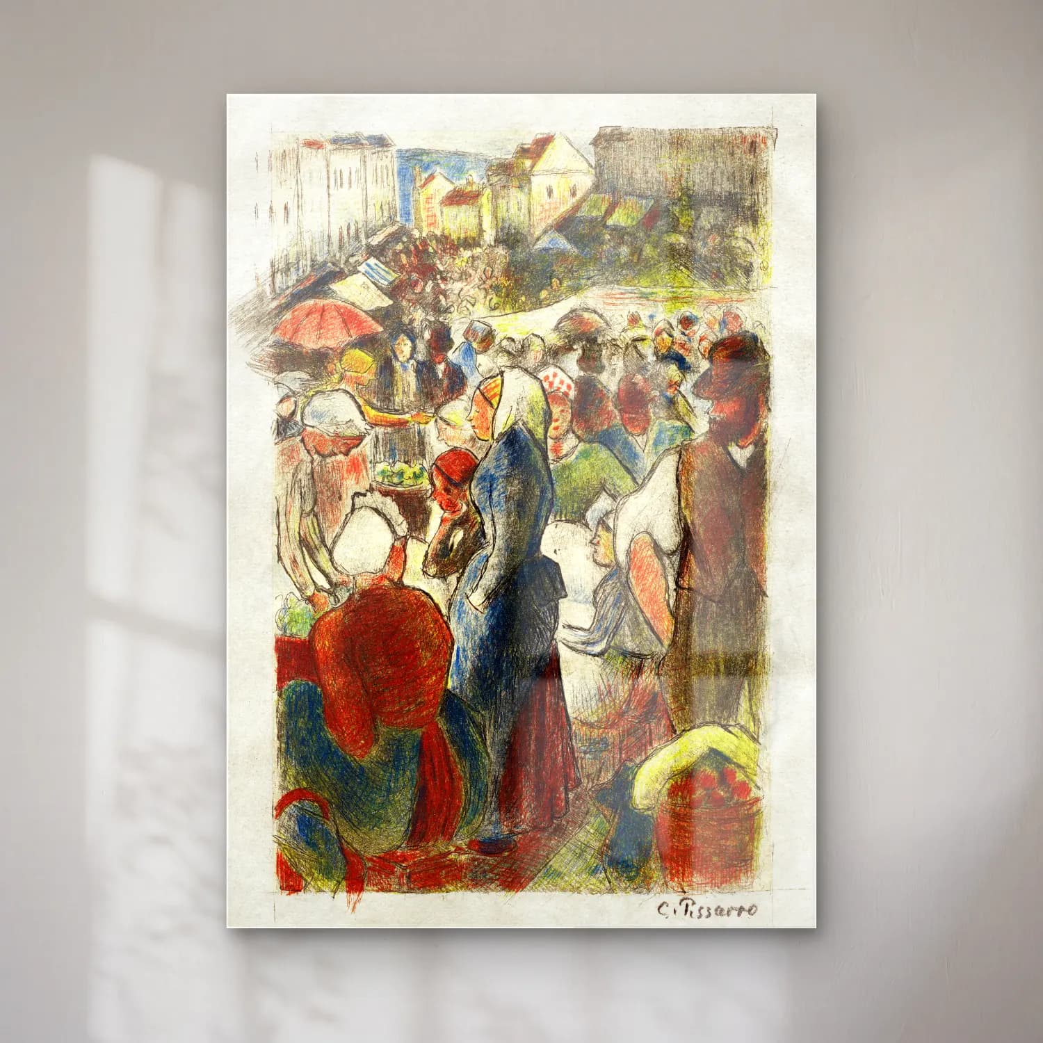 Vintage Çiçek Pazarı No. 8 cam tablo — Vintage Çiçek Pazarı No. 8 — vintage çiçek pazarı