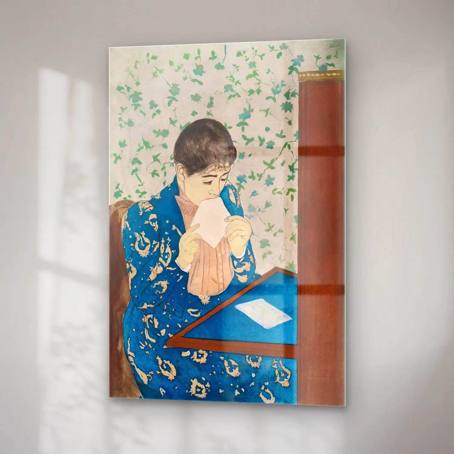 Mary Cassatt – The Letter cam tablo — sağ açıdan görünüm