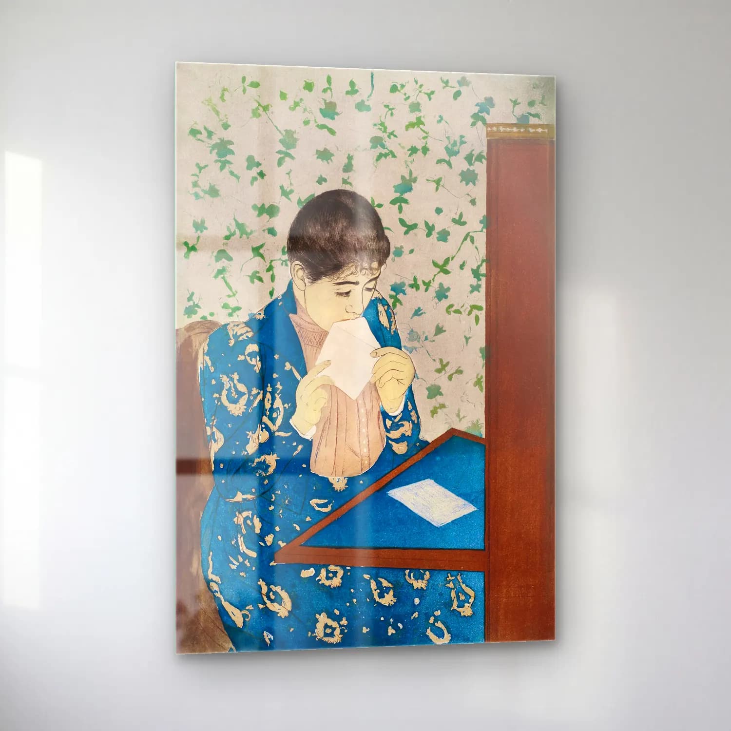 Mary Cassatt – The Letter cam tablo — sol açıdan görünüm