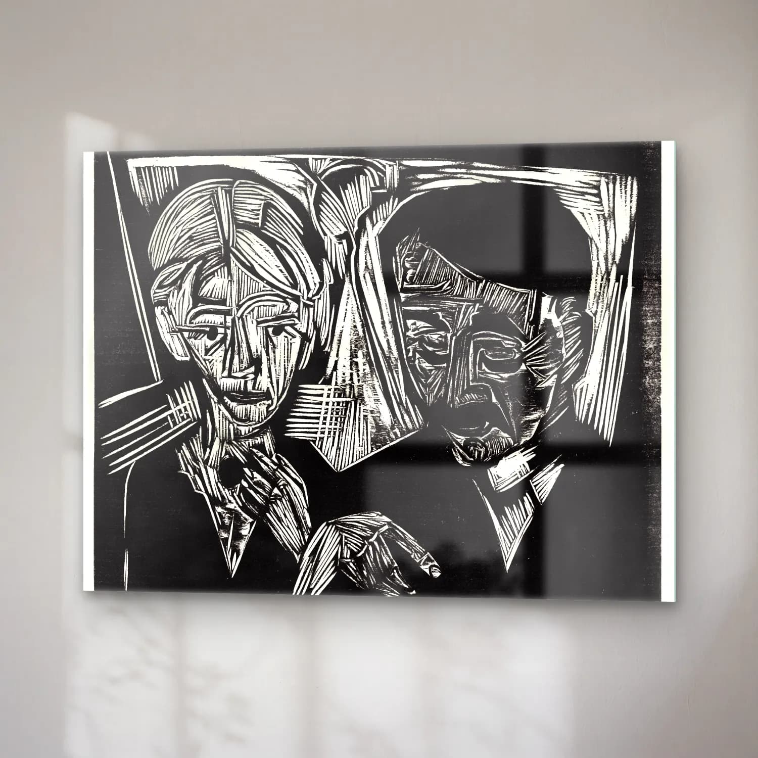 Ludwig Kirchner – The Married Couple Müller Ernst cam tablo — sağ açıdan görünüm