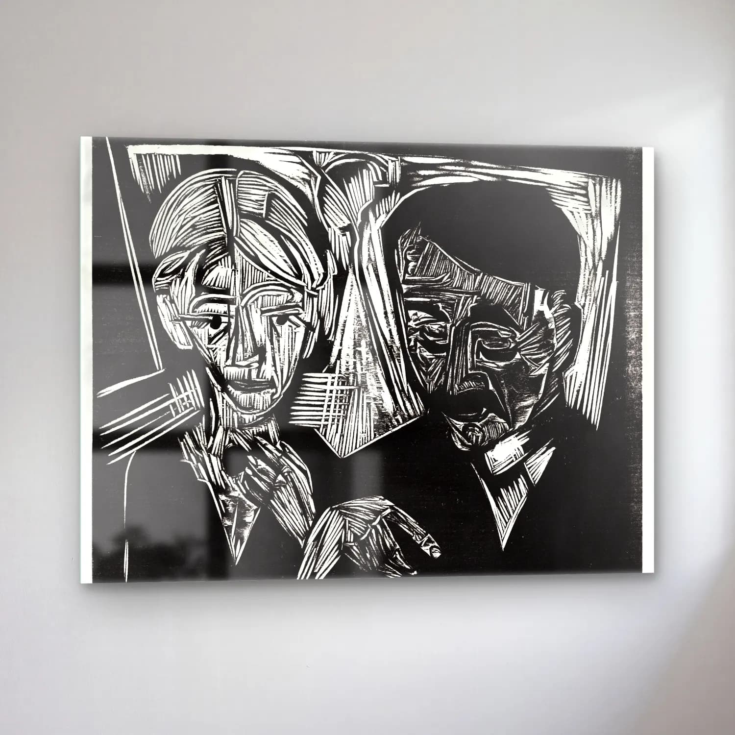 Ludwig Kirchner – The Married Couple Müller Ernst cam tablo — sol açıdan görünüm