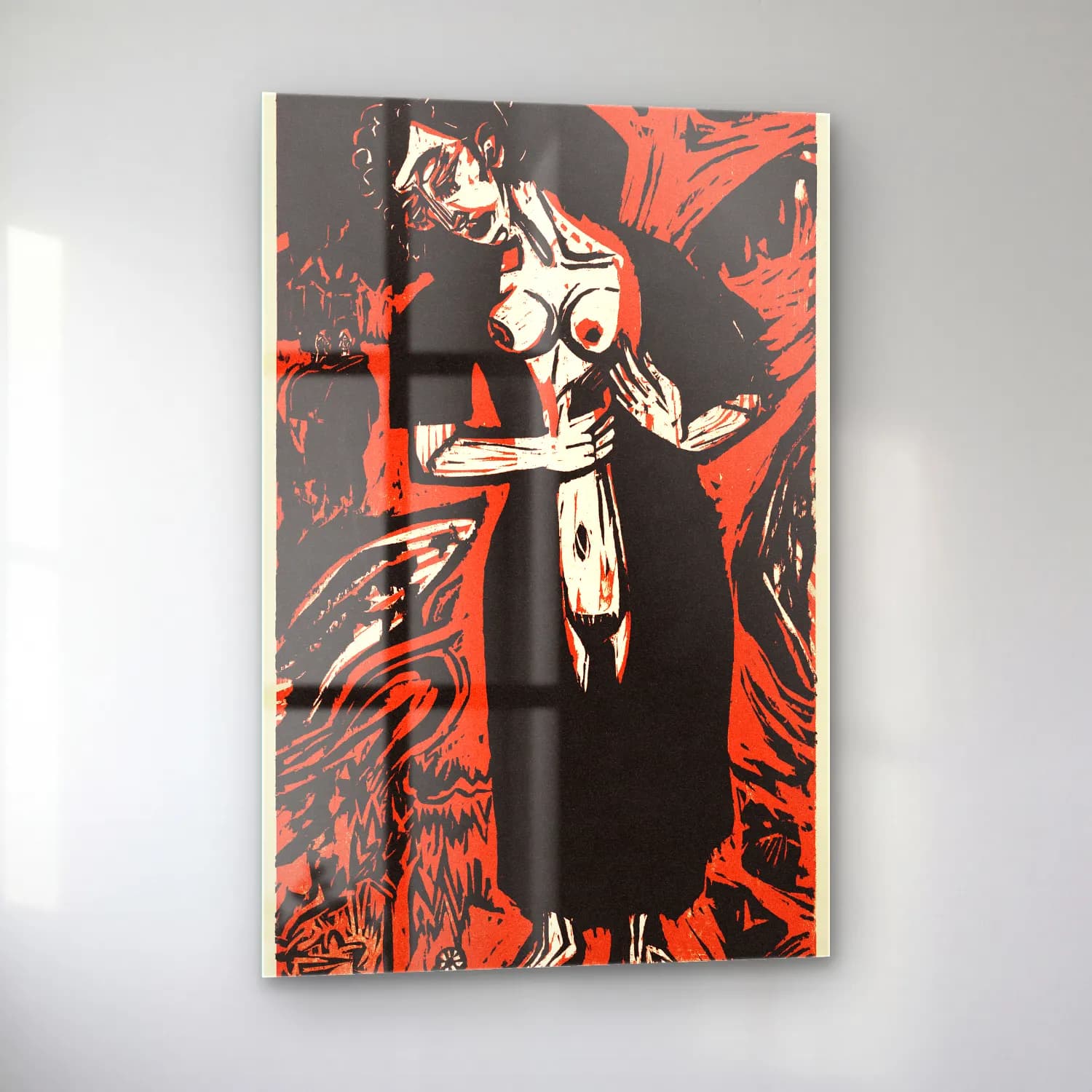 Ludwig Kirchner – The Suicide Ernst cam tablo — sol açıdan görünüm