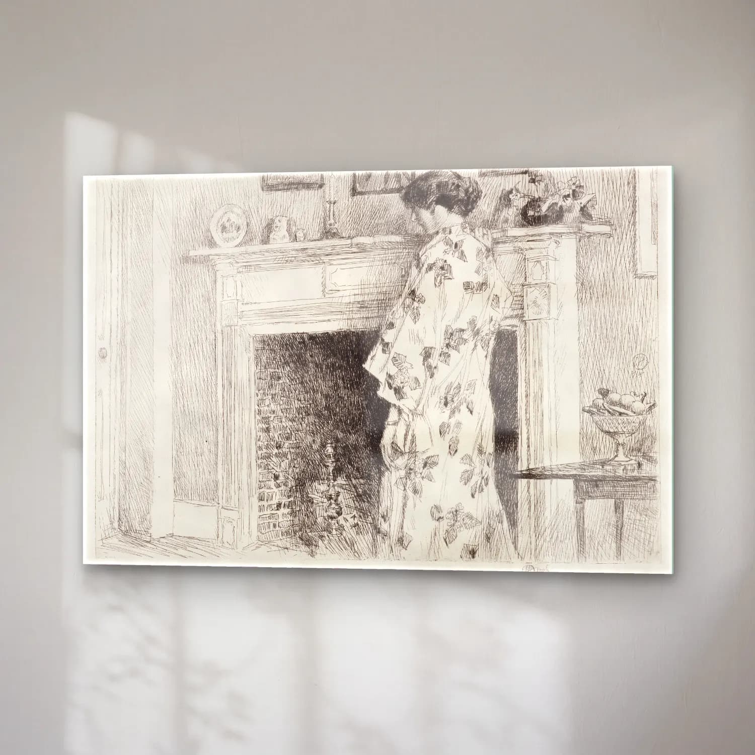Frederick Childe Hassam – The White Kimono cam tablo — sağ açıdan görünüm