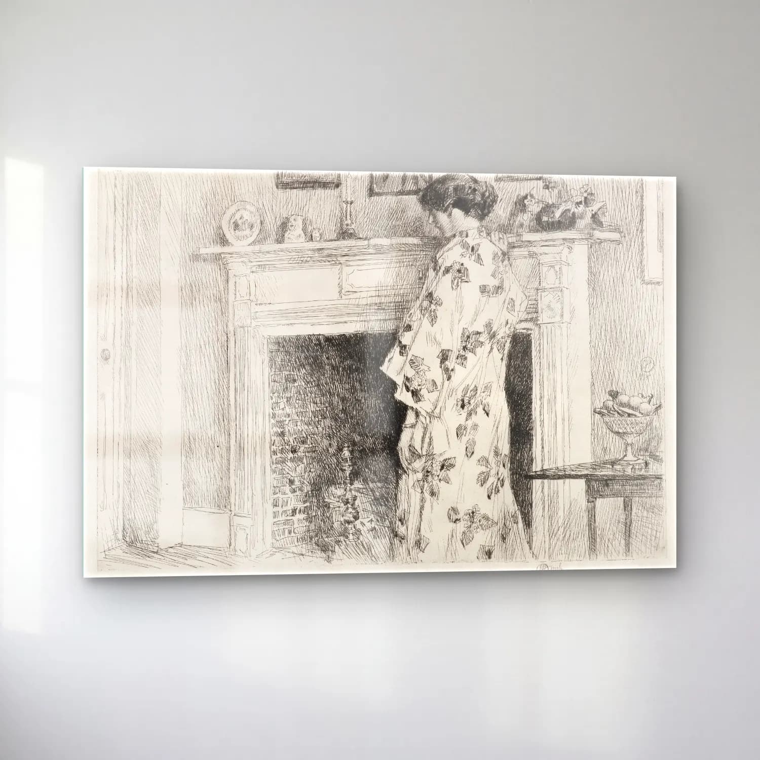 Frederick Childe Hassam – The White Kimono cam tablo — sol açıdan görünüm
