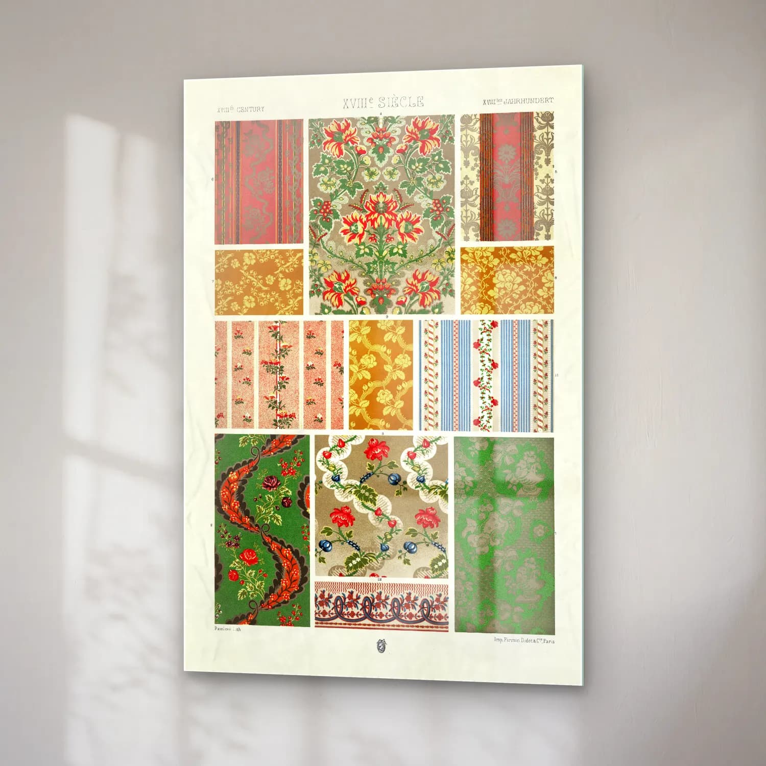 Albert Racine – 18th Century pattern cam tablo — sağ açıdan görünüm