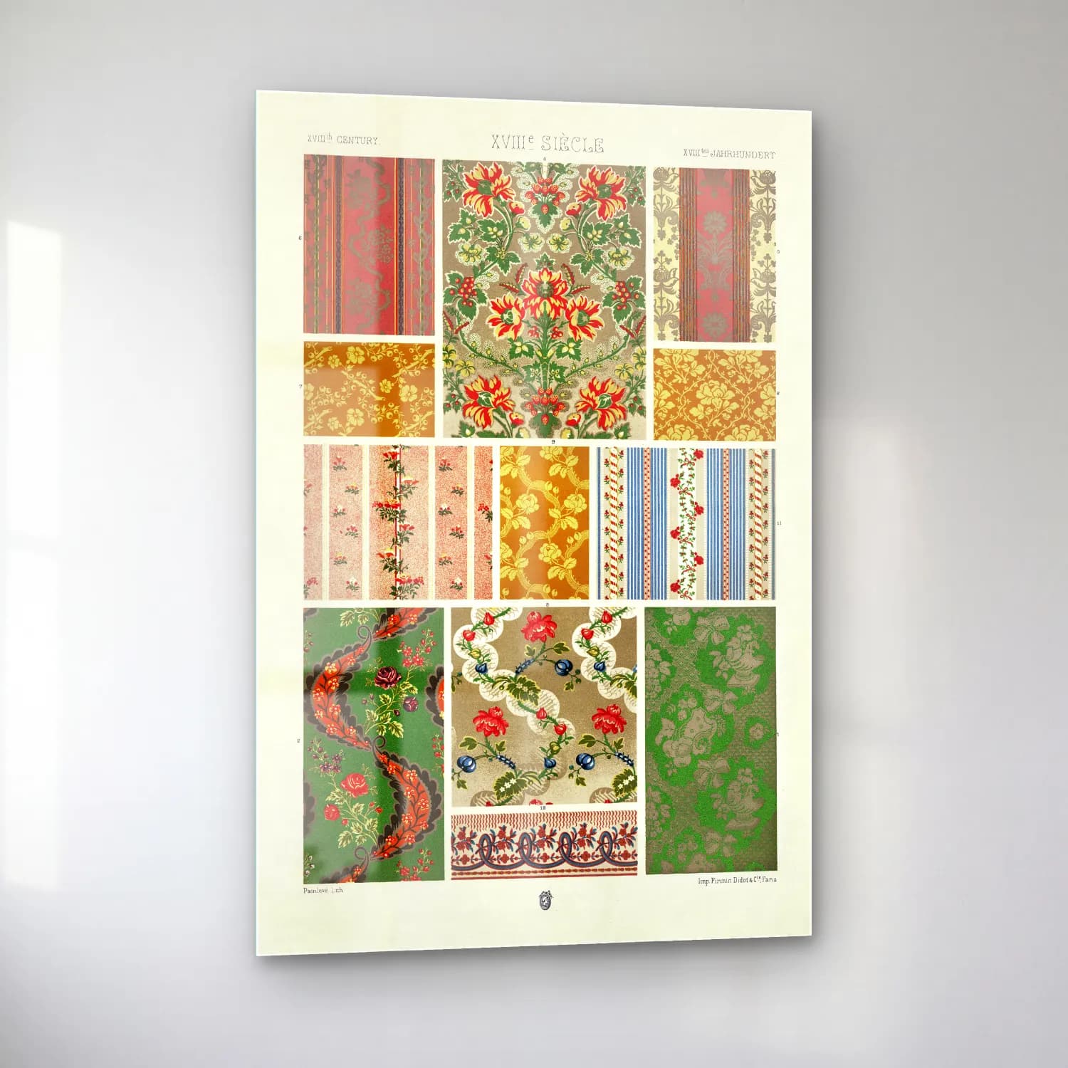 Albert Racine – 18th Century pattern cam tablo — sol açıdan görünüm