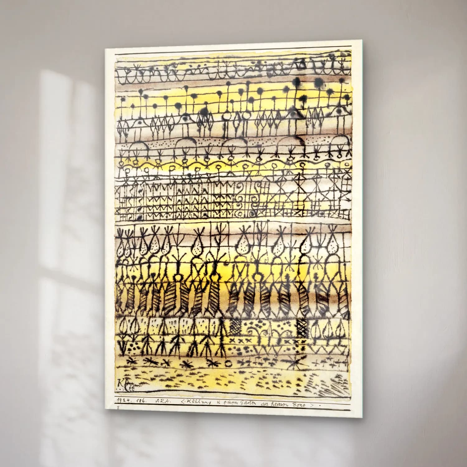Paul Klee – ERA. Cooling in a hot zone garden cam tablo — sağ açıdan görünüm