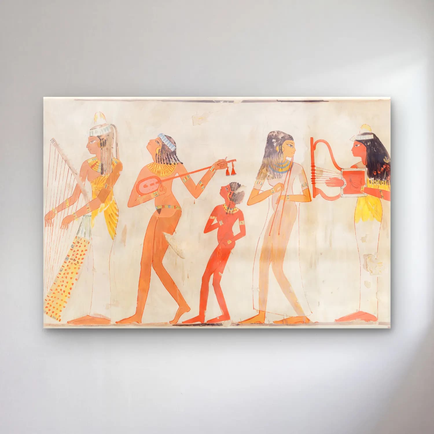 Charles K. Wilkinson – Female Musicians cam tablo — Charles K. Wilkinson – Female Musicians — vintage mitolojik sahne