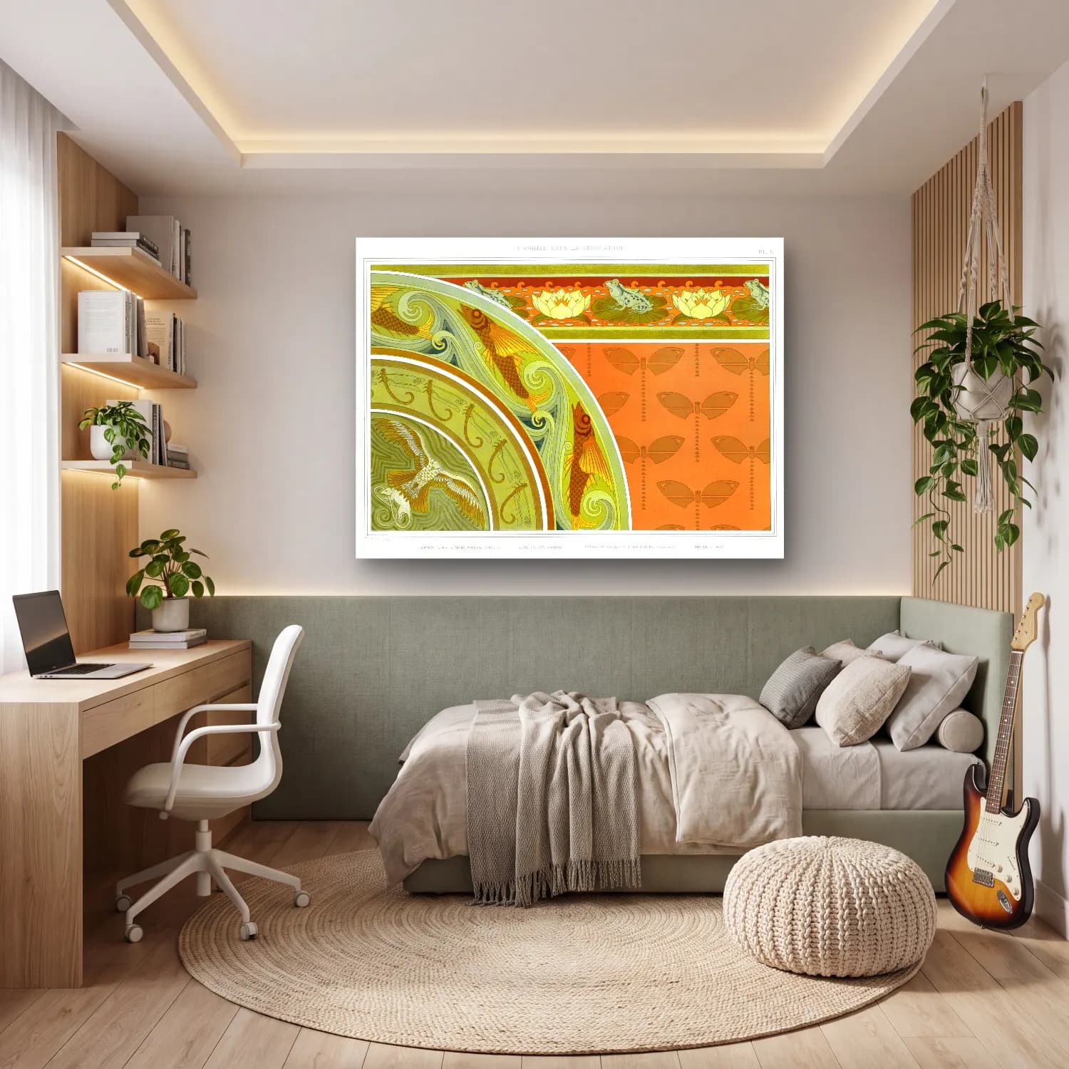 Maurice Pillard Verneuil – L animal dans la décoration illustrated cam tablo — genç odasında