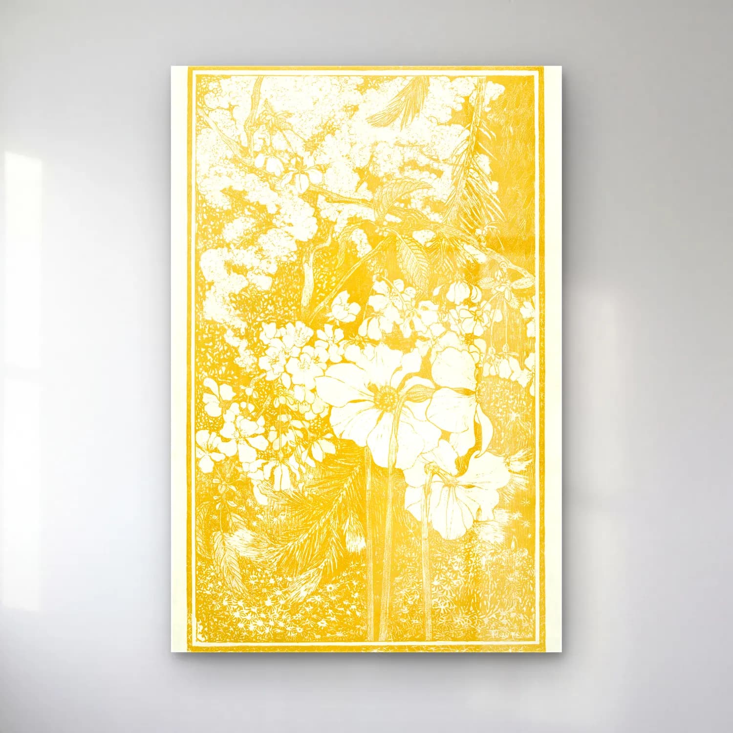 Theo van Hoytema – Lente (in or before 1897) cam tablo — Theo van Hoytema – Lente (in or before 1897) — botanik i̇llüstrasyon çiçek deseni