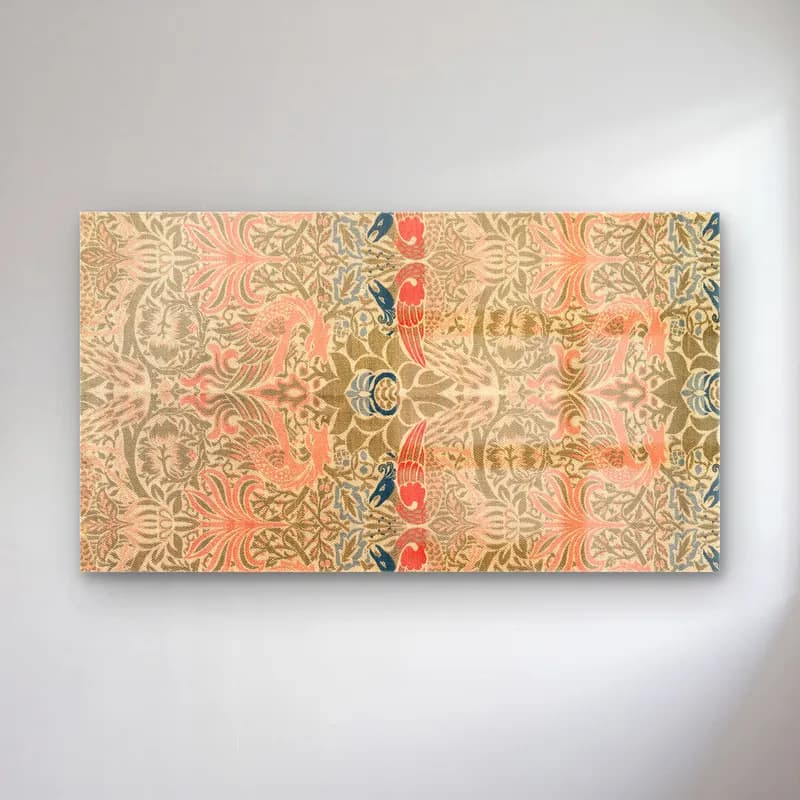 Maksimalist Çiçek Deseni No. 92 cam tablo — Maksimalist Çiçek Deseni No. 92 — maksimalist çiçek deseni