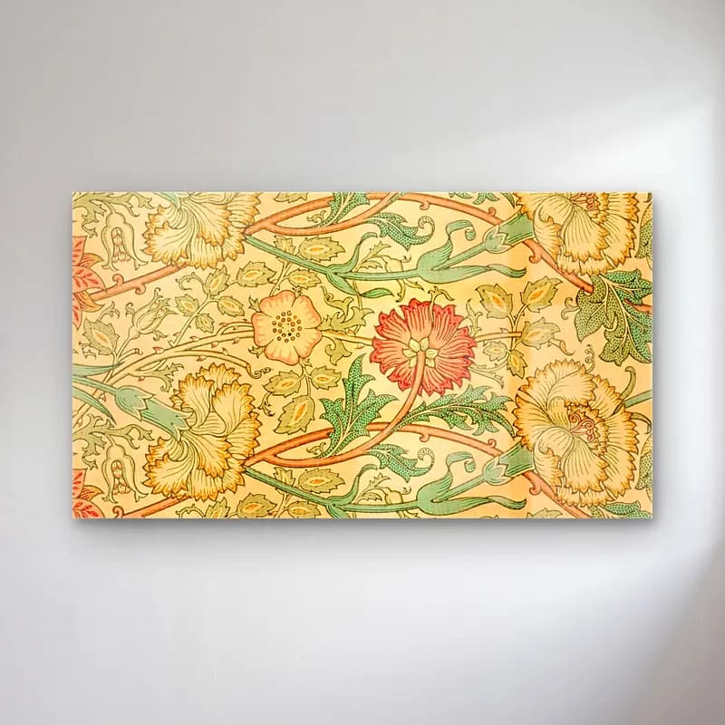 Vintage Çiçek Deseni No. 29 cam tablo — Vintage Çiçek Deseni No. 29 — vintage çiçek deseni