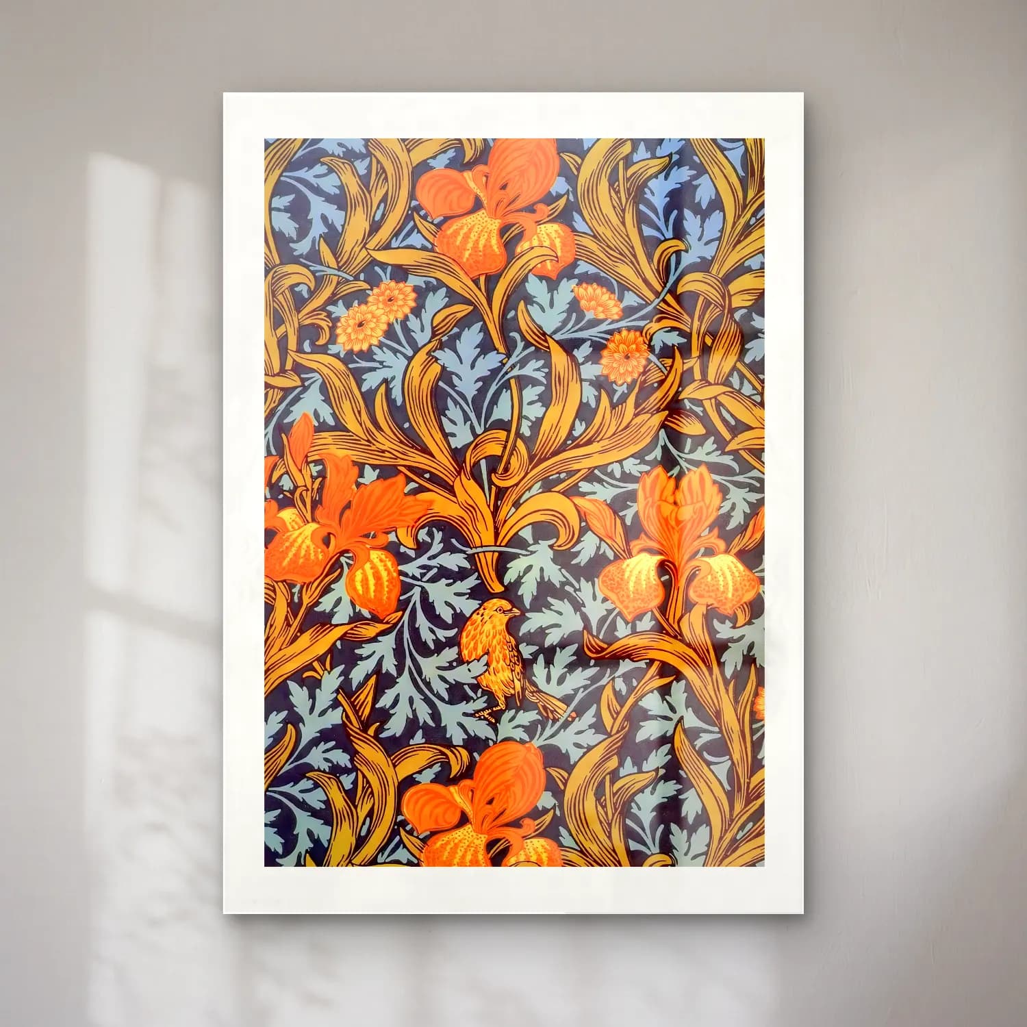 Maksimalist Çiçek Deseni No. 99 cam tablo — Maksimalist Çiçek Deseni No. 99 — maksimalist çiçek deseni