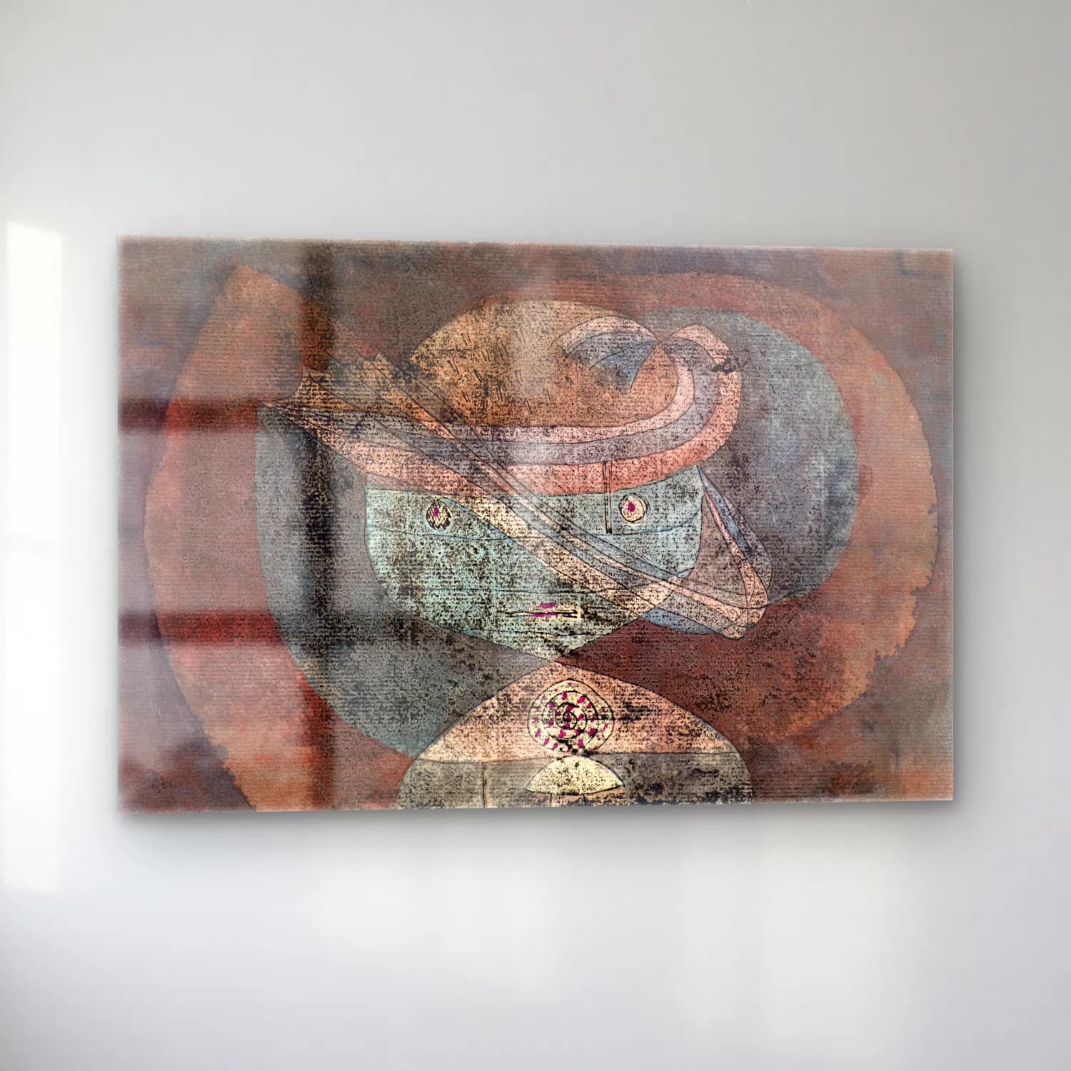 Paul Klee – Movement around a Child cam tablo — sol açıdan görünüm