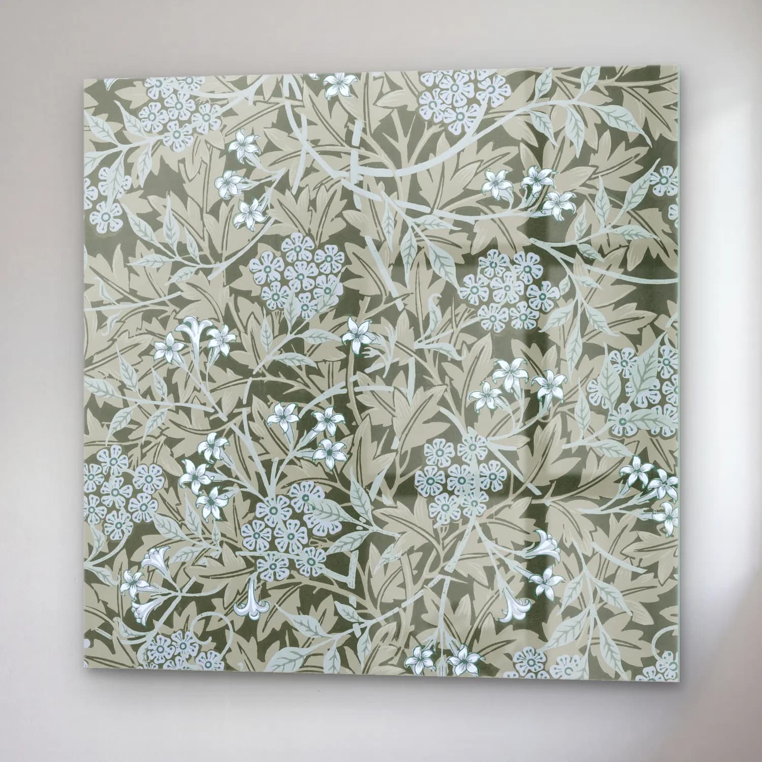 William Morris – Jasmine cam tablo — sağ açıdan görünüm
