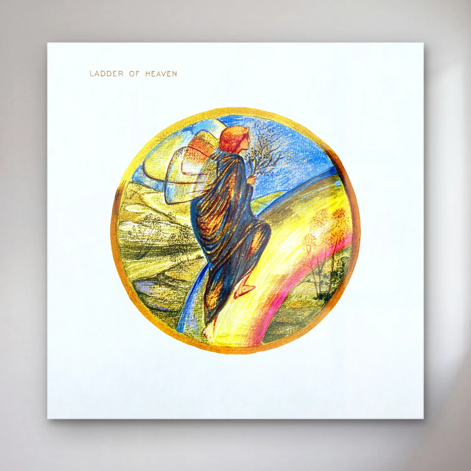 Pastel Melek No. 15 cam tablo — Pastel Melek No. 15 — pastel melek