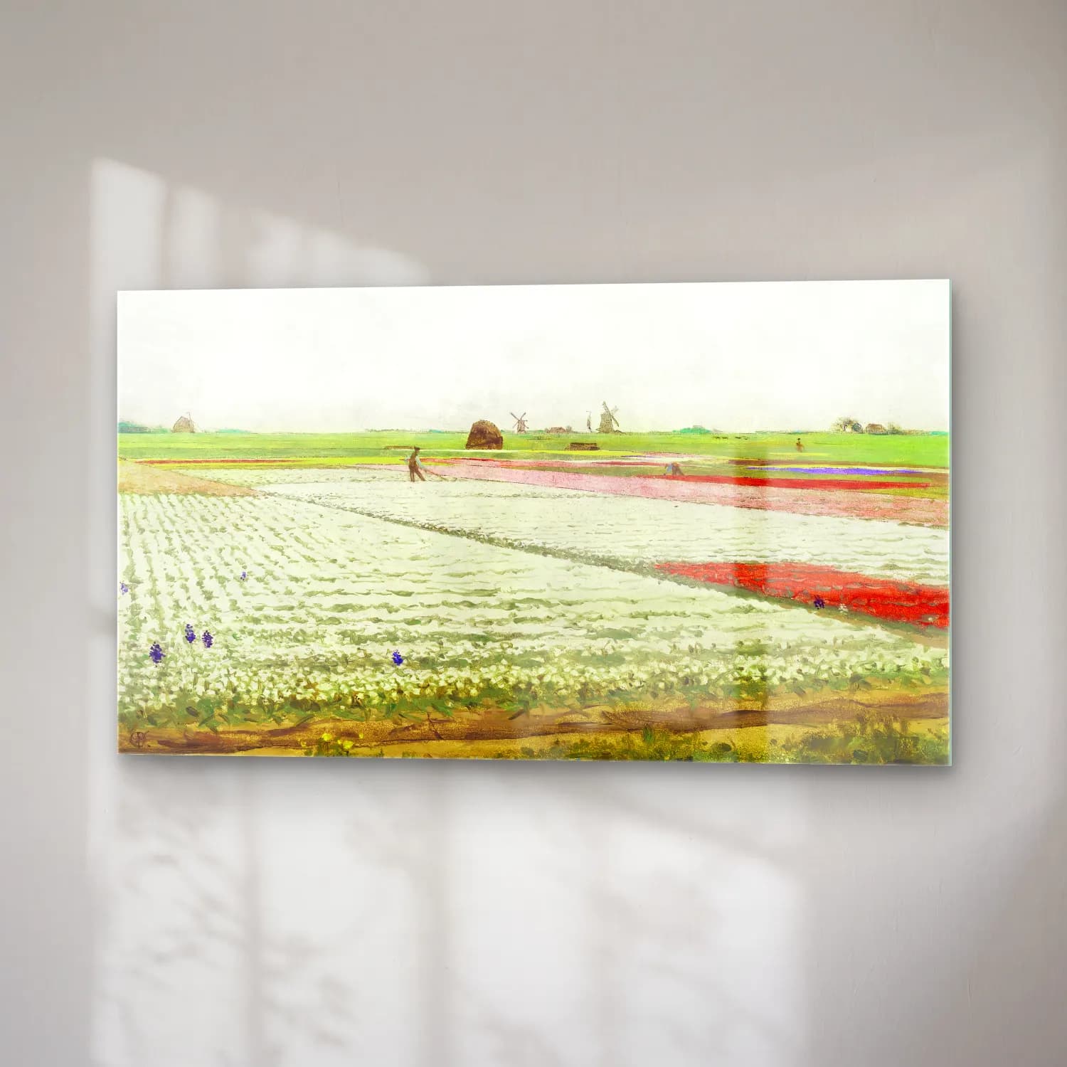 Gerrit Willem Dijsselhof – Tulip Fields cam tablo — sağ açıdan görünüm