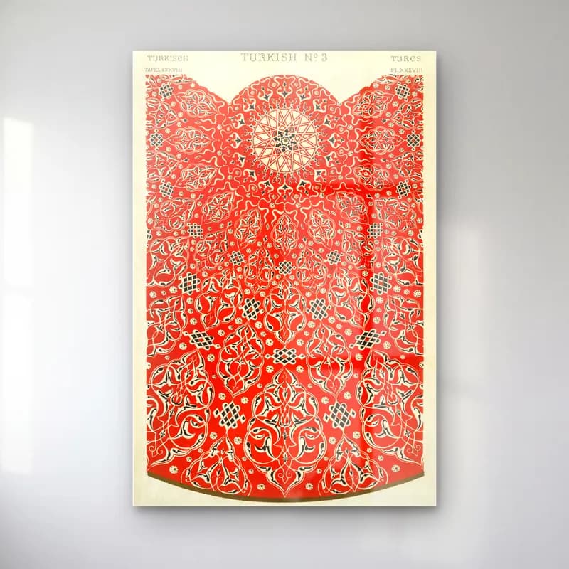 Owen Jones – Vintage pattern cam tablo — Owen Jones – Vintage pattern — boho çiçek deseni