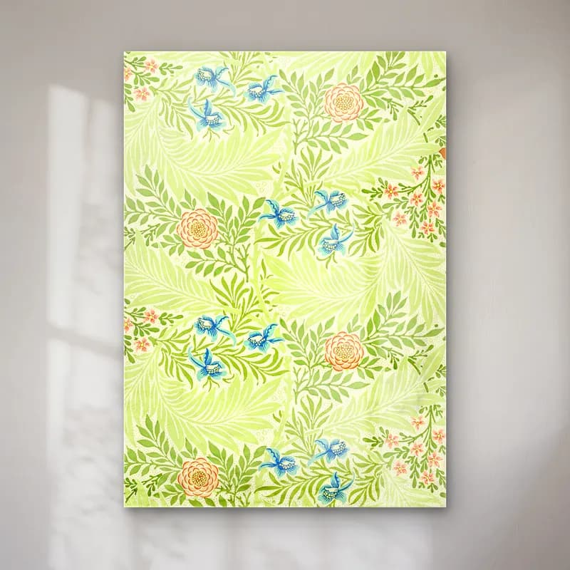 Pastel Çiçek Deseni No. 222 cam tablo — Pastel Çiçek Deseni No. 222 — pastel çiçek deseni