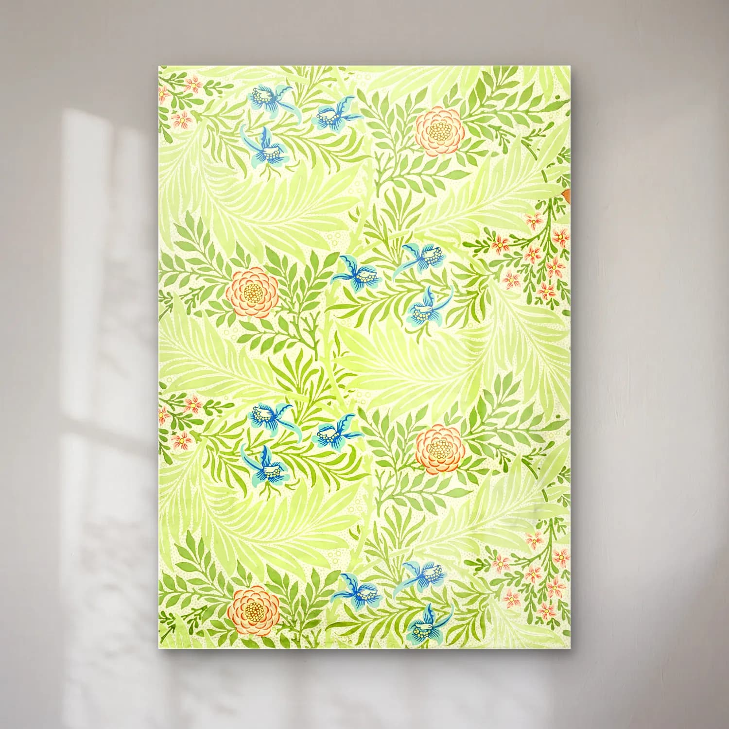 Pastel Çiçek Deseni No. 222 cam tablo — Pastel Çiçek Deseni No. 222 — pastel çiçek deseni