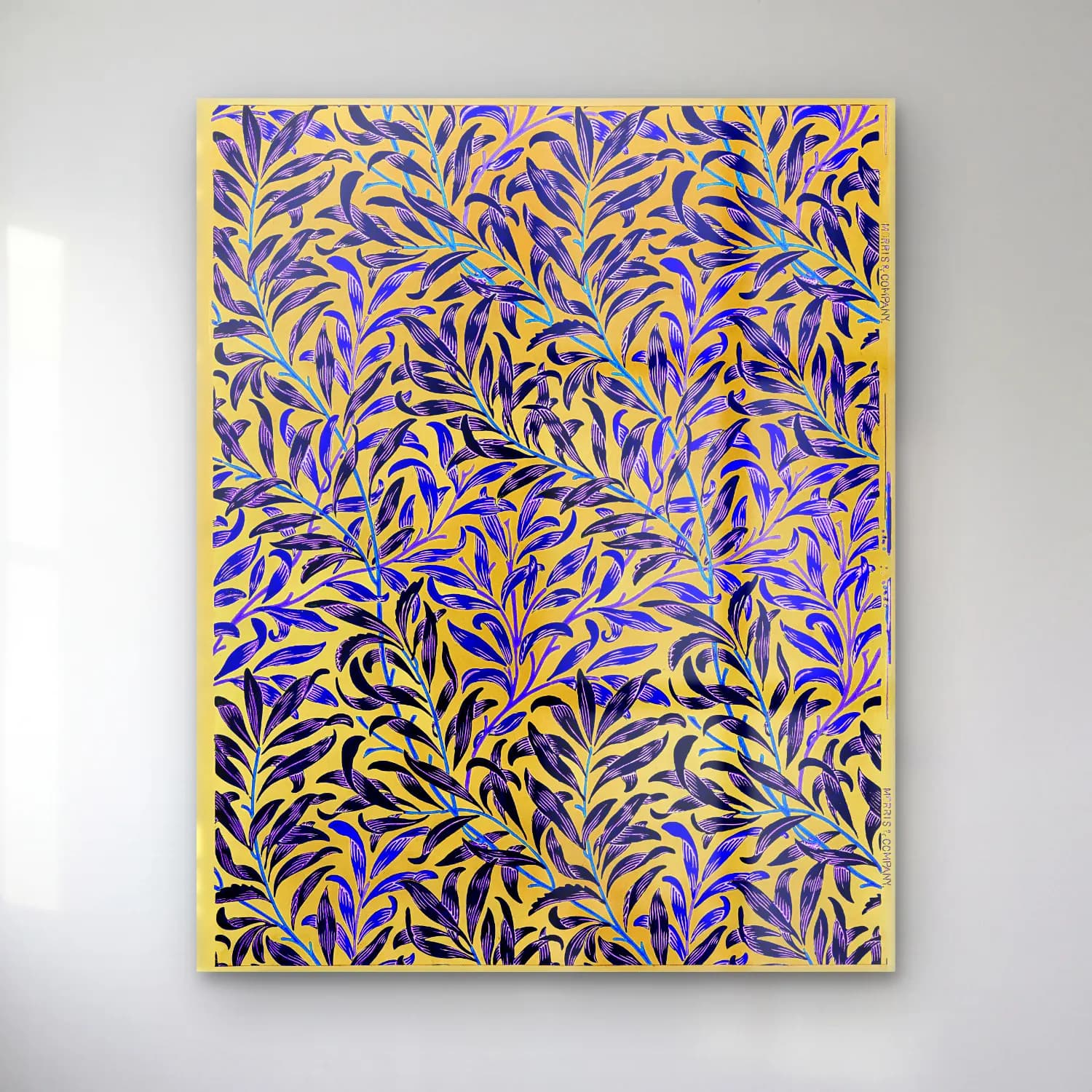 Maksimalist Çiçek Deseni No. 63 cam tablo — Maksimalist Çiçek Deseni No. 63 — maksimalist çiçek deseni