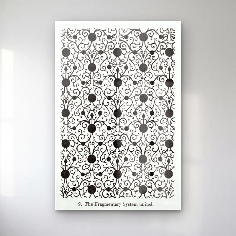 Siyah Beyaz Çiçek Deseni No. 18 cam tablo — Siyah Beyaz Çiçek Deseni No. 18 — siyah beyaz çiçek deseni