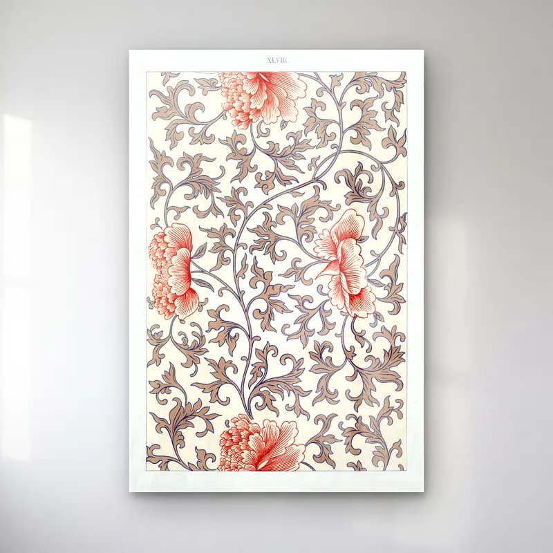 Botanik İllüstrasyon Çiçek Deseni No. 168 cam tablo — Botanik İllüstrasyon Çiçek Deseni No. 168 — botanik i̇llüstrasyon çiçek deseni
