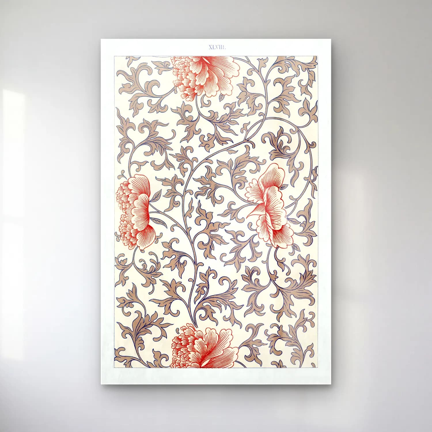 Botanik İllüstrasyon Çiçek Deseni No. 168 cam tablo — Botanik İllüstrasyon Çiçek Deseni No. 168 — botanik i̇llüstrasyon çiçek deseni