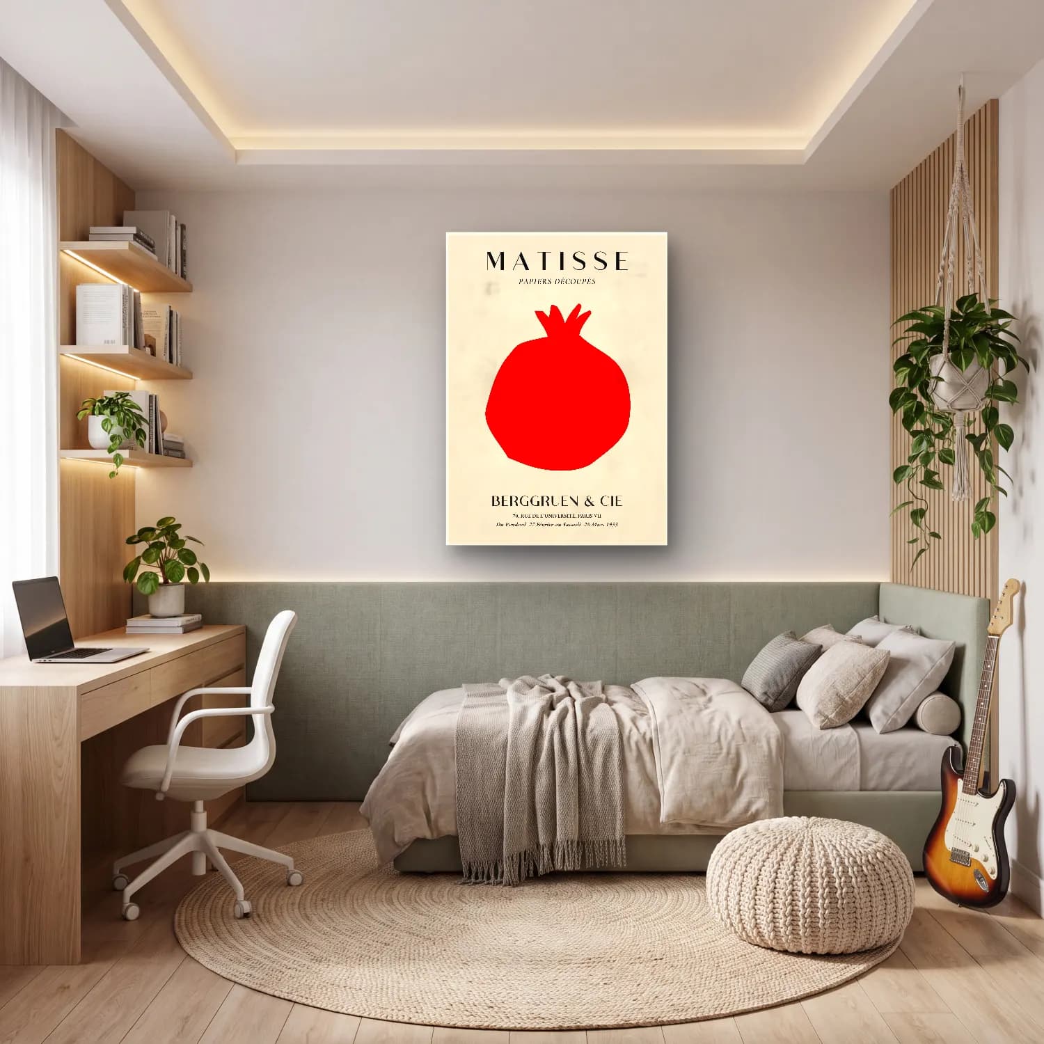 Vintage Poster Nar No. 3 cam tablo — genç odasında