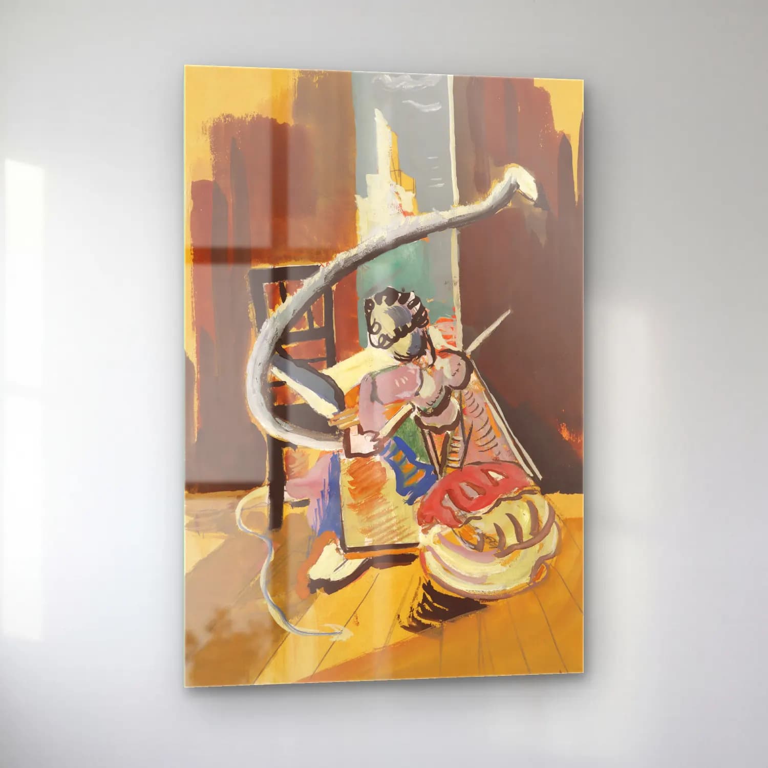 Cyprián Majerník – Study for painting in a circus setting cam tablo — sol açıdan görünüm