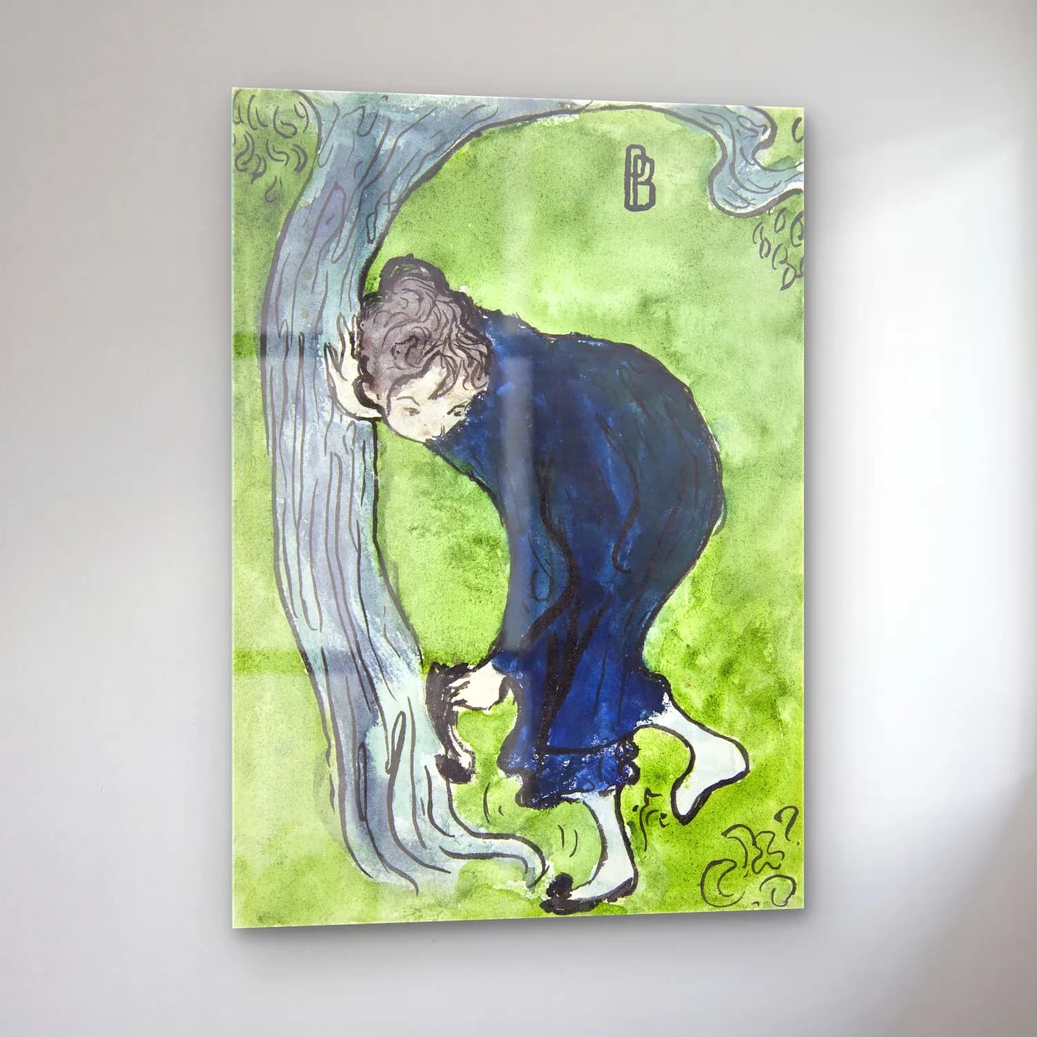 Pierre Bonnard – The False Step cam tablo — sol açıdan görünüm