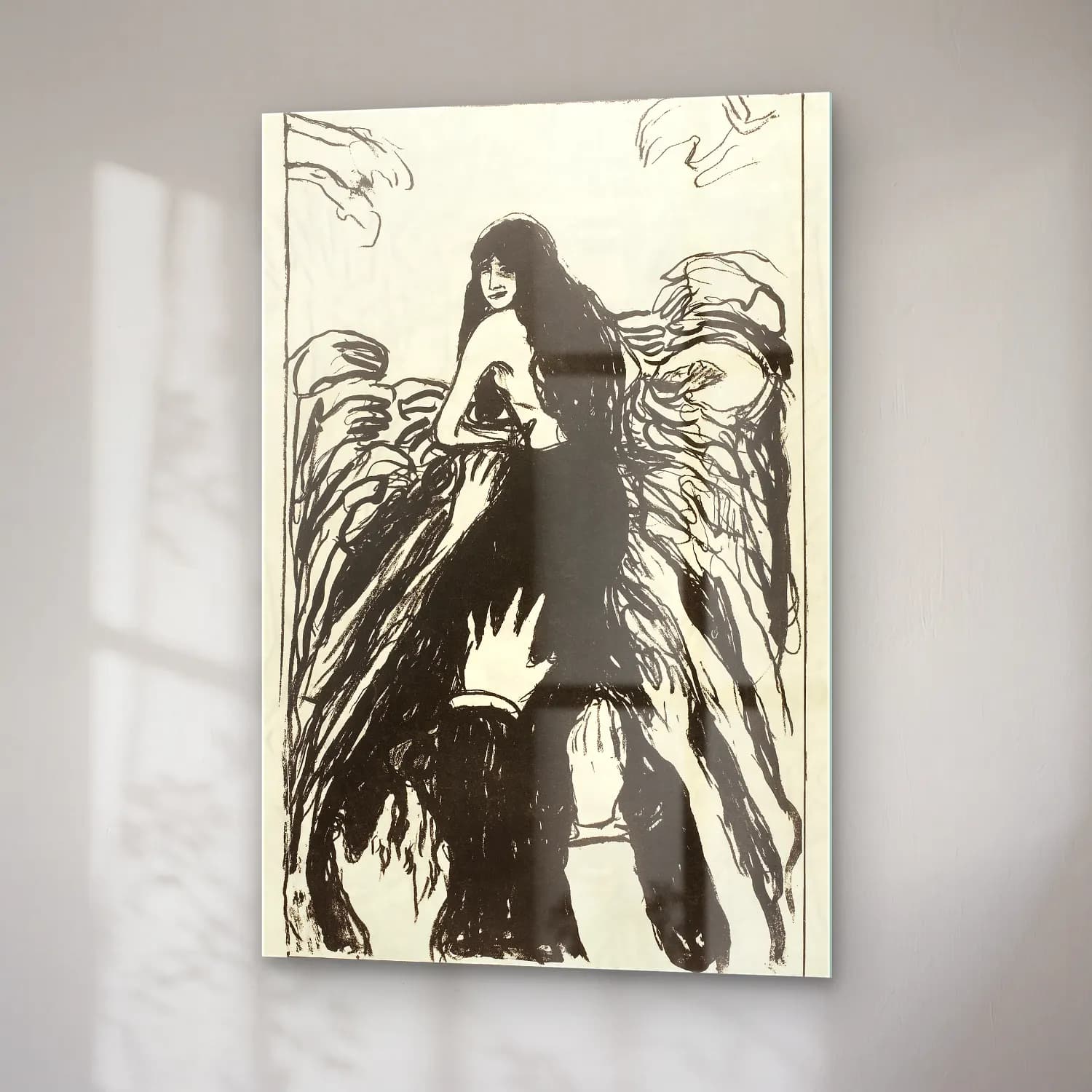 Edvard Munch – The Hands cam tablo — sağ açıdan görünüm