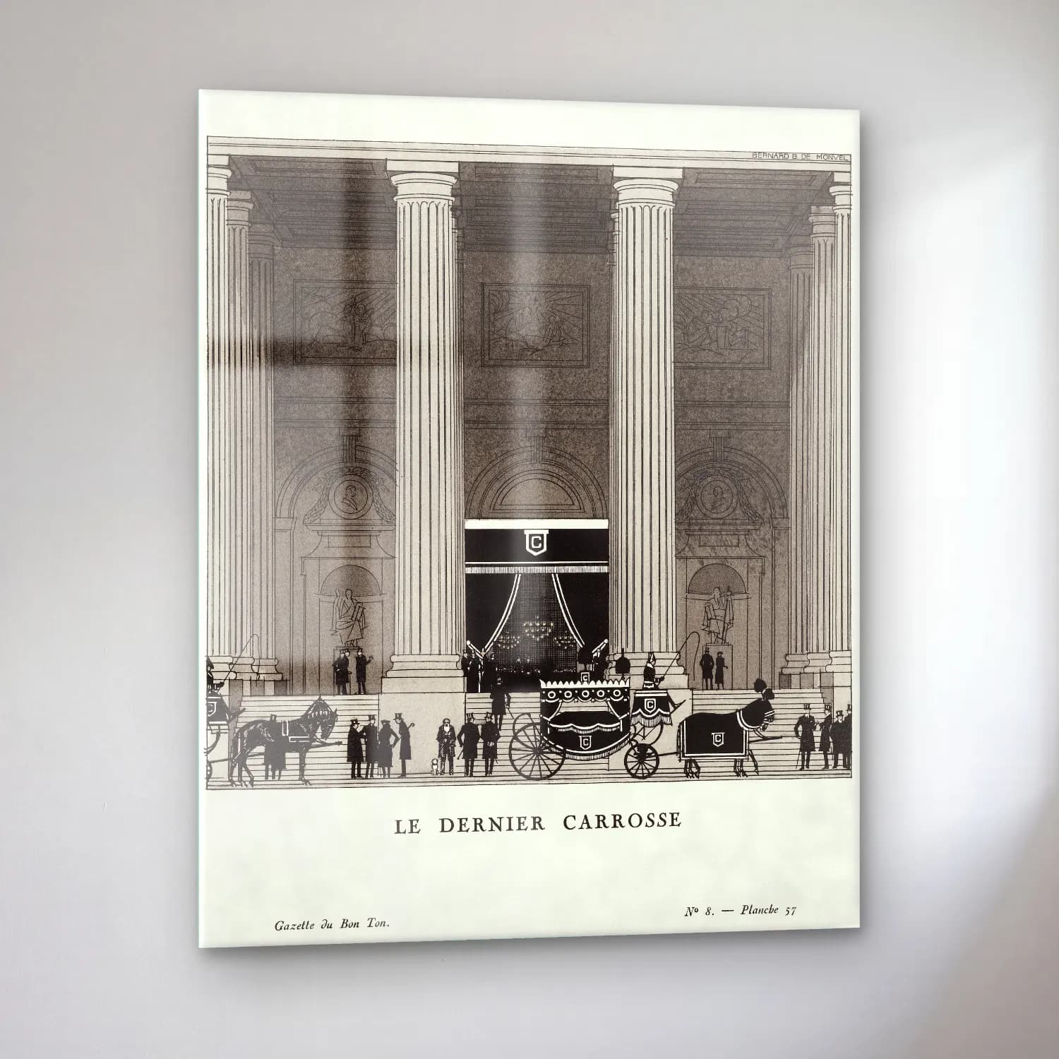 Bon Ton – The Last Coach Bernard Boutet de Monvel, published in… cam tablo — sol açıdan görünüm