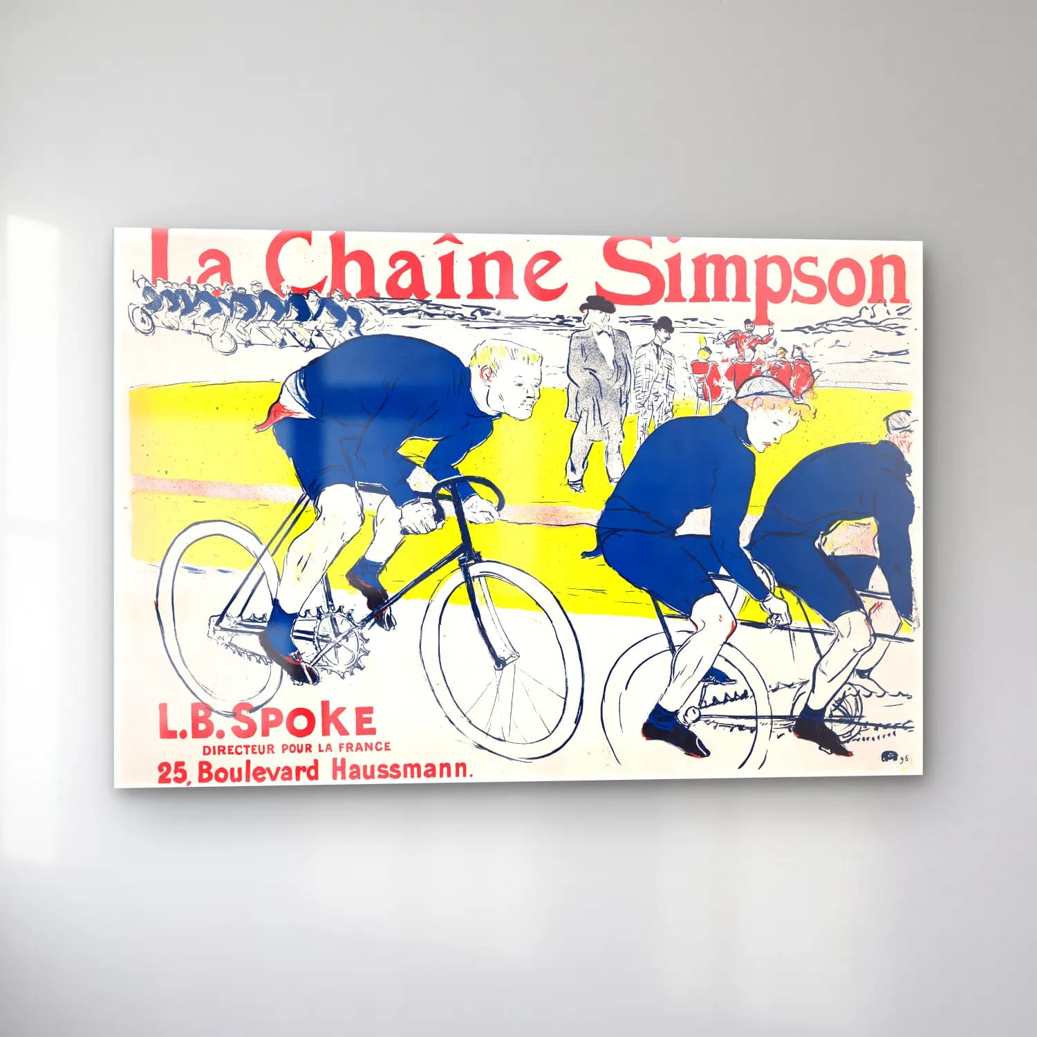 Henri de Toulouse-Lautrec – The Simpson Channel, vintage cam tablo — sol açıdan görünüm