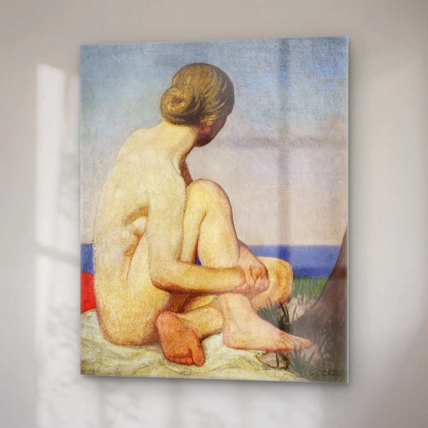 Sir George Clausen – The Watcher cam tablo — sağ açıdan görünüm