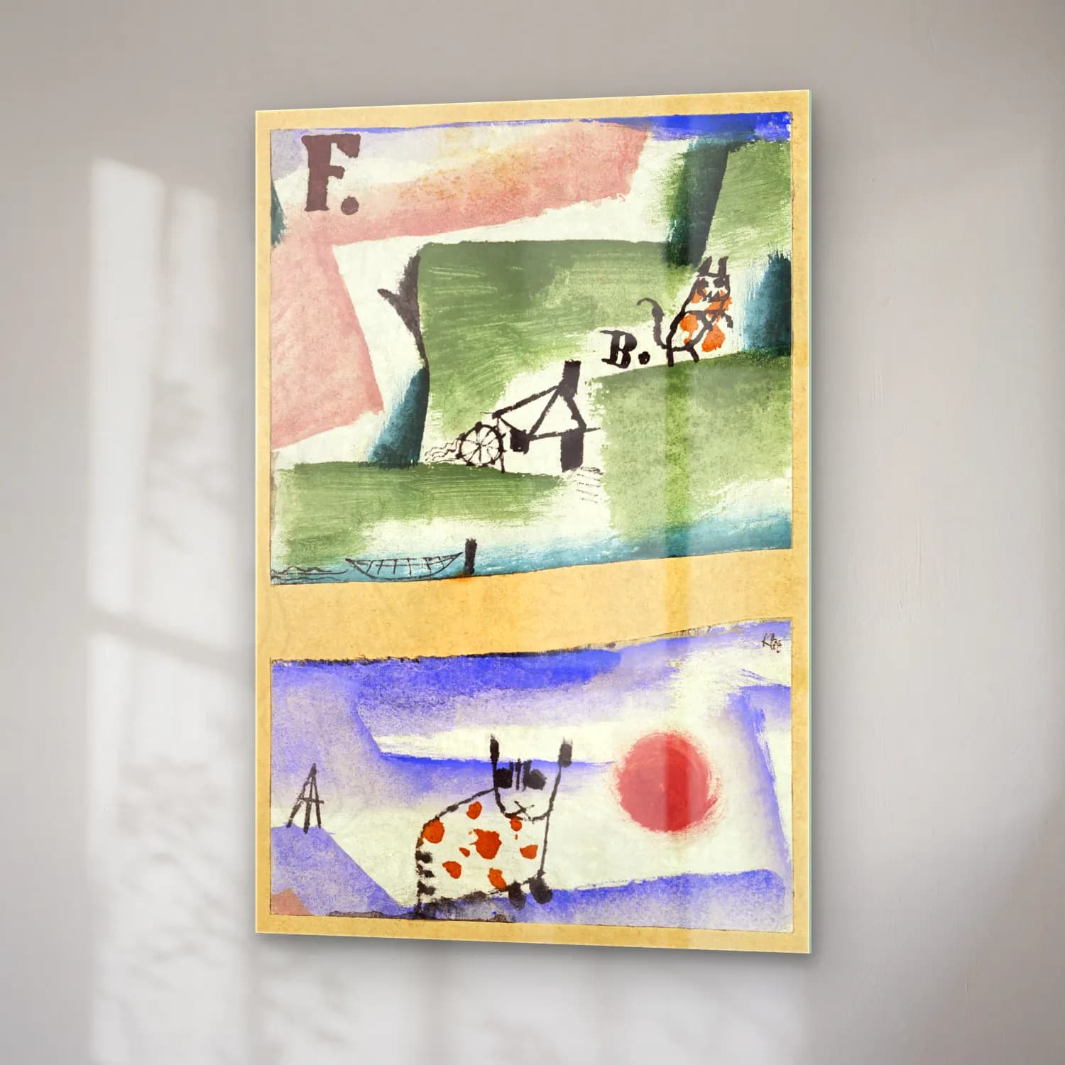 Paul Klee – Tomcat s Turf cam tablo — sağ açıdan görünüm