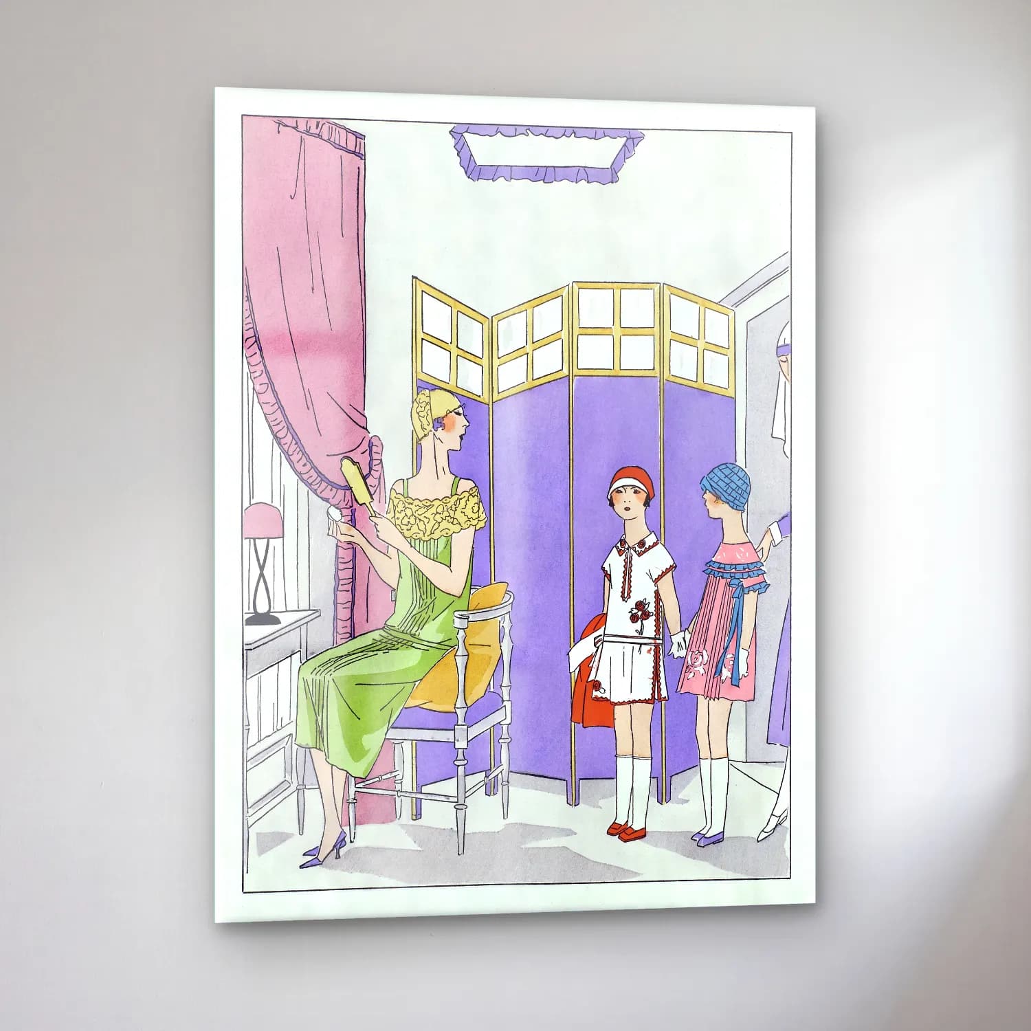 Maggy Rouff – Woman at the dressing table cam tablo — sol açıdan görünüm