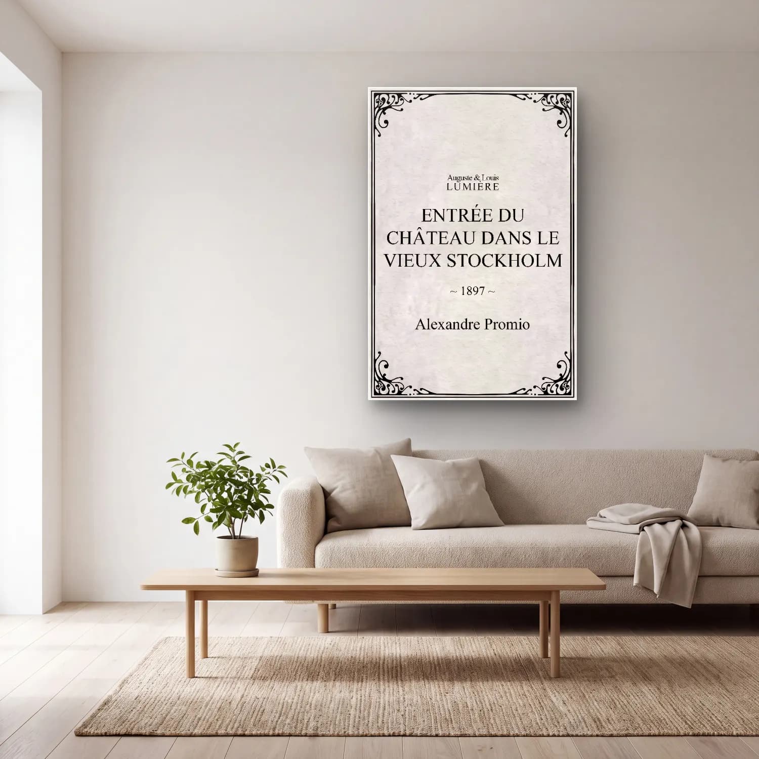 Vintage Poster Kadeh Şarap – Siyah Beyaz Tonlar cam tablo — açık renk salonda